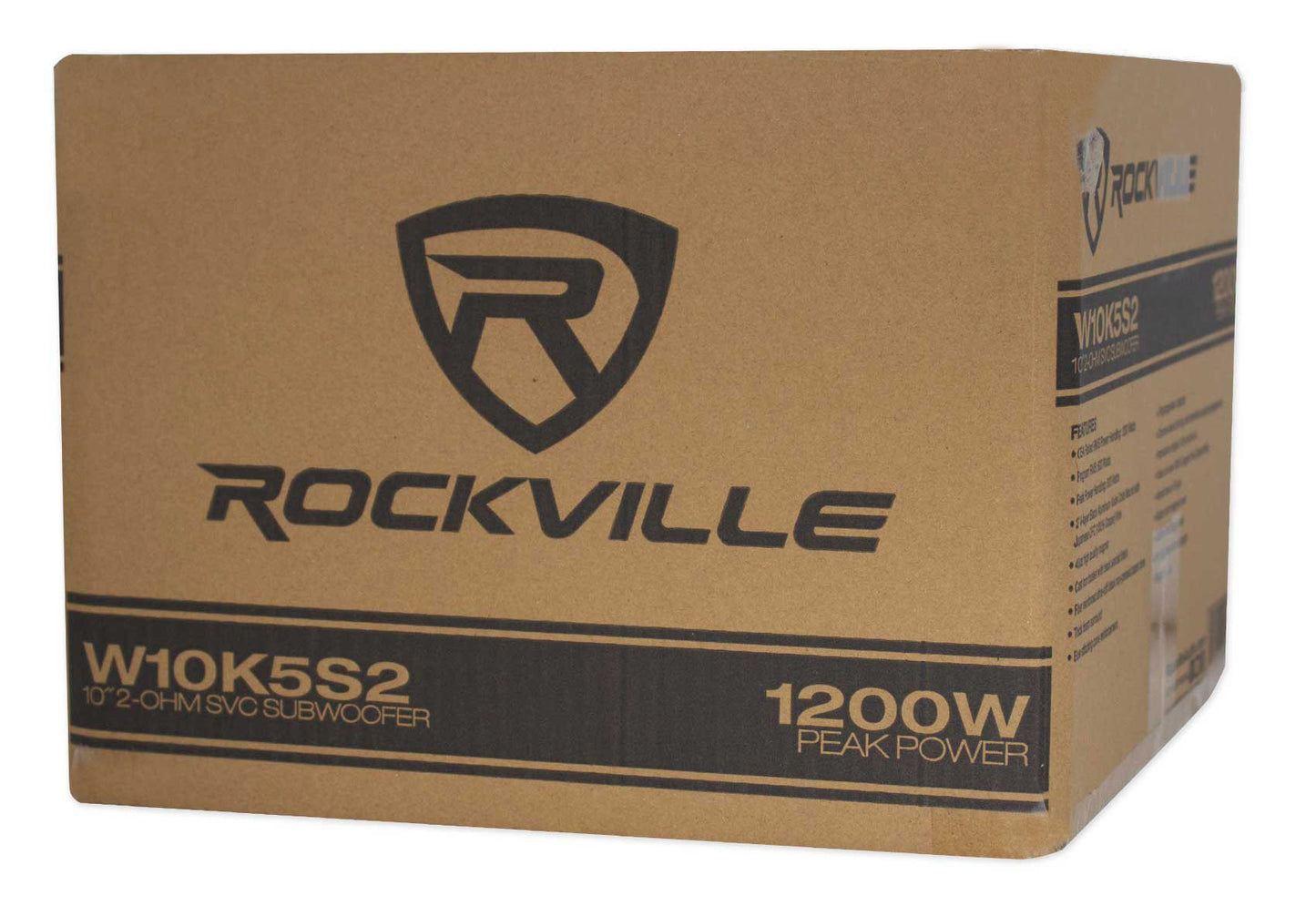 Rockville W10K5S2 2-Pack + RVA-M2 Bundle