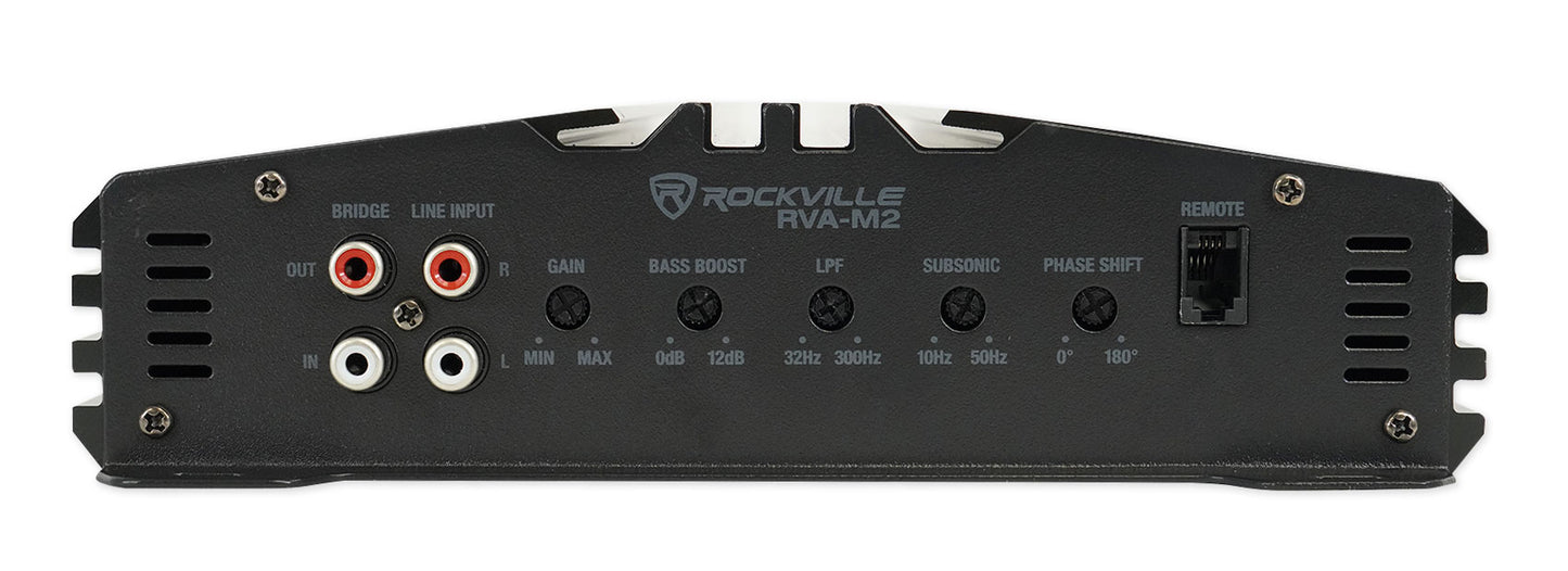 Rockville W10K5S2 2-Pack + RVA-M2 Bundle