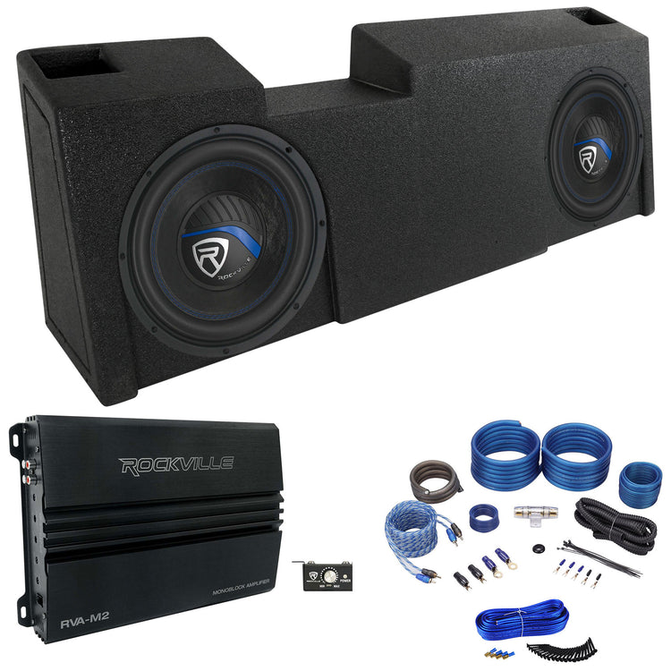 Rockville W10K5S2 2-Pack + RVA-M2 Bundle