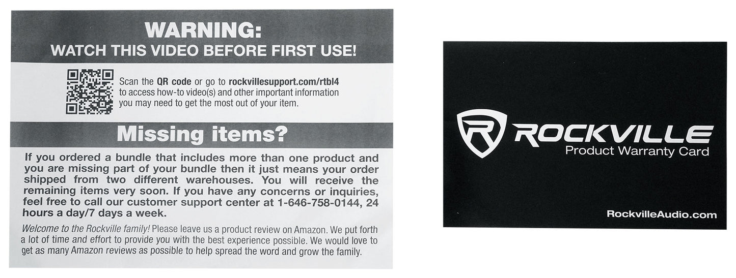 RFAAW DJ Facade + Totems 2-Pack + TV Totems 2-Pack + Table Bundle