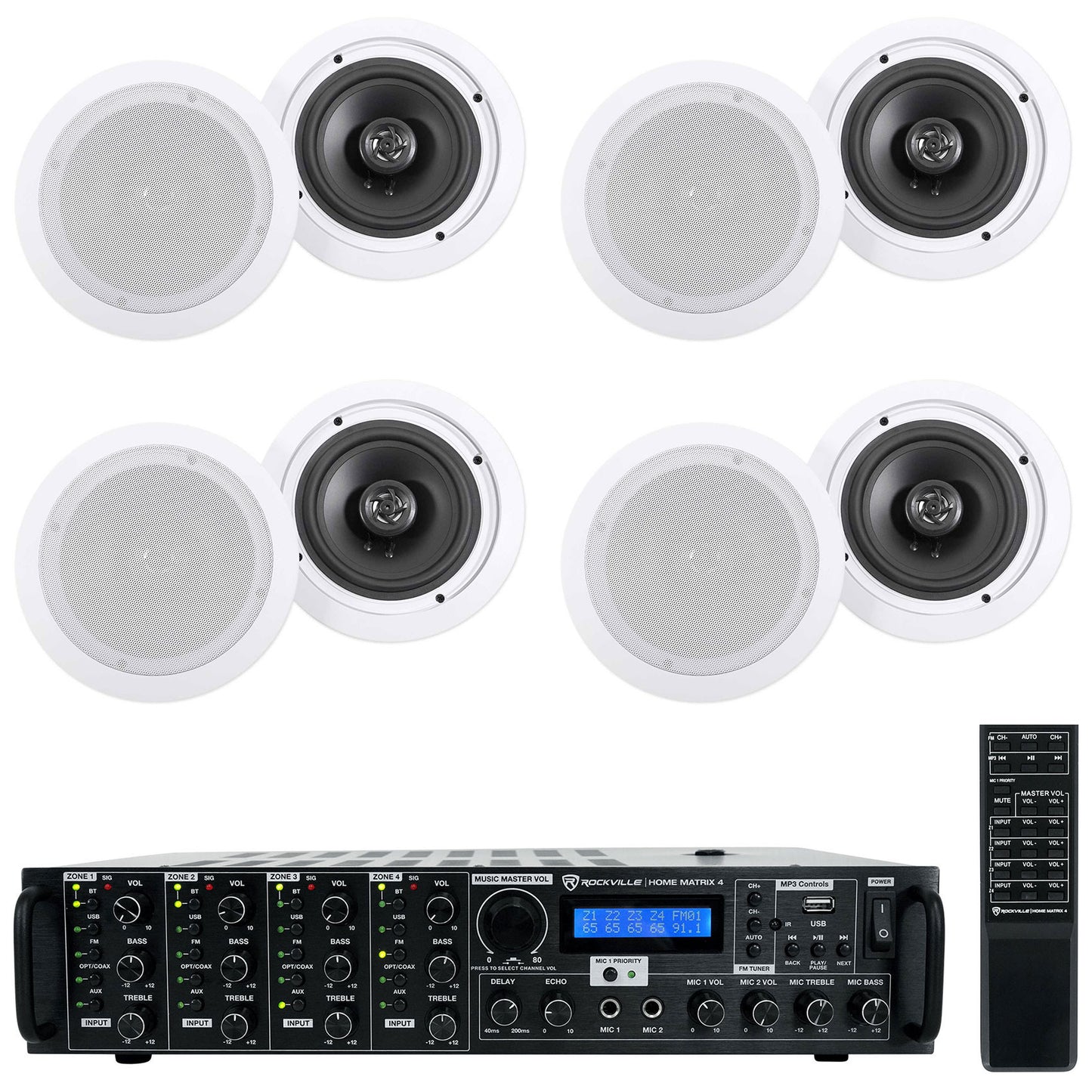 HOME MATRIX 4 + HC655 8-Pack Bundle