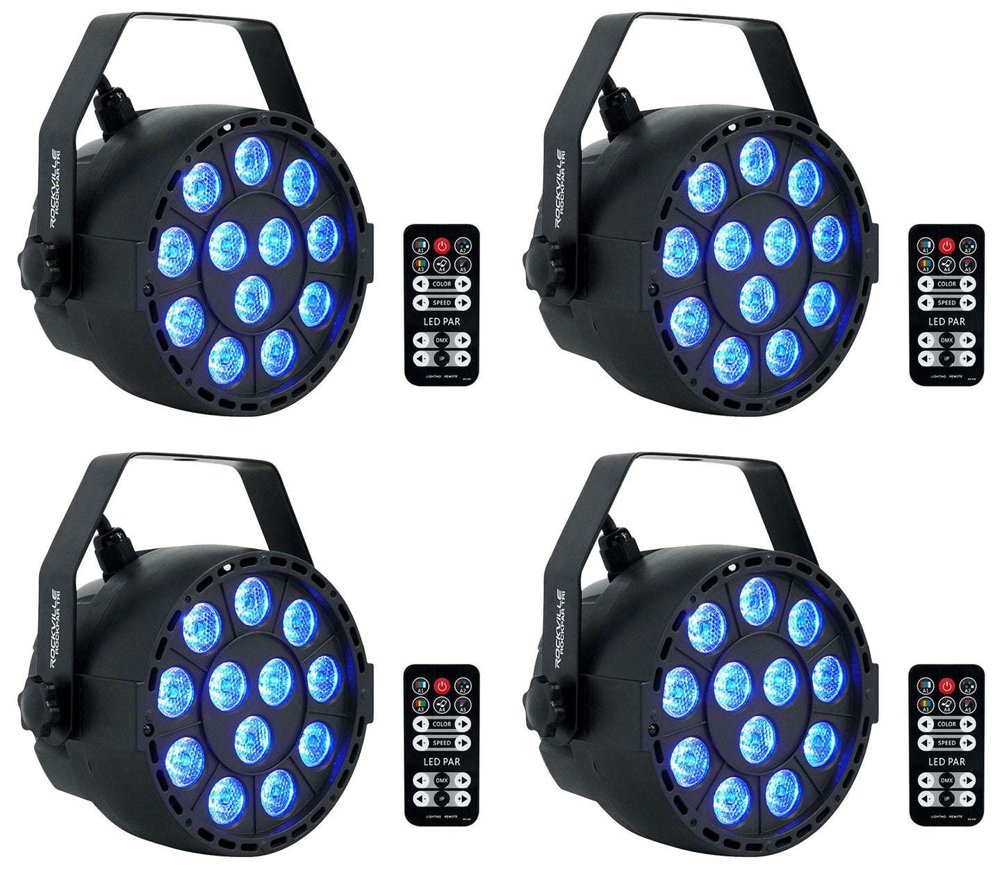 ROCKPAR TRI BLACK 4-Pack