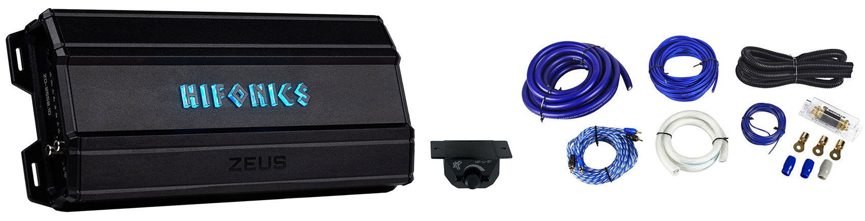 Hifonics ZD-2550.1D 2550 Watt Mono Car Audio Amplifier 1 Ohm Class