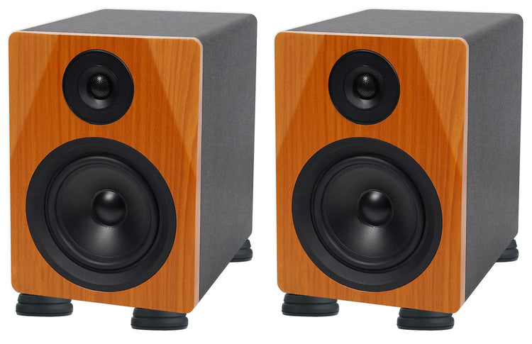 DPM5C Wood 2-Pack + ISOPAD Isolation Feet Bundle