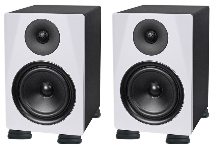 DPM6W White 2-Pack + ISOPAD Isolation Feet Bundle