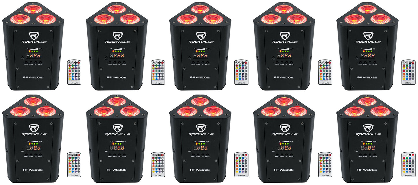 RF WEDGE BLACK 10-Pack