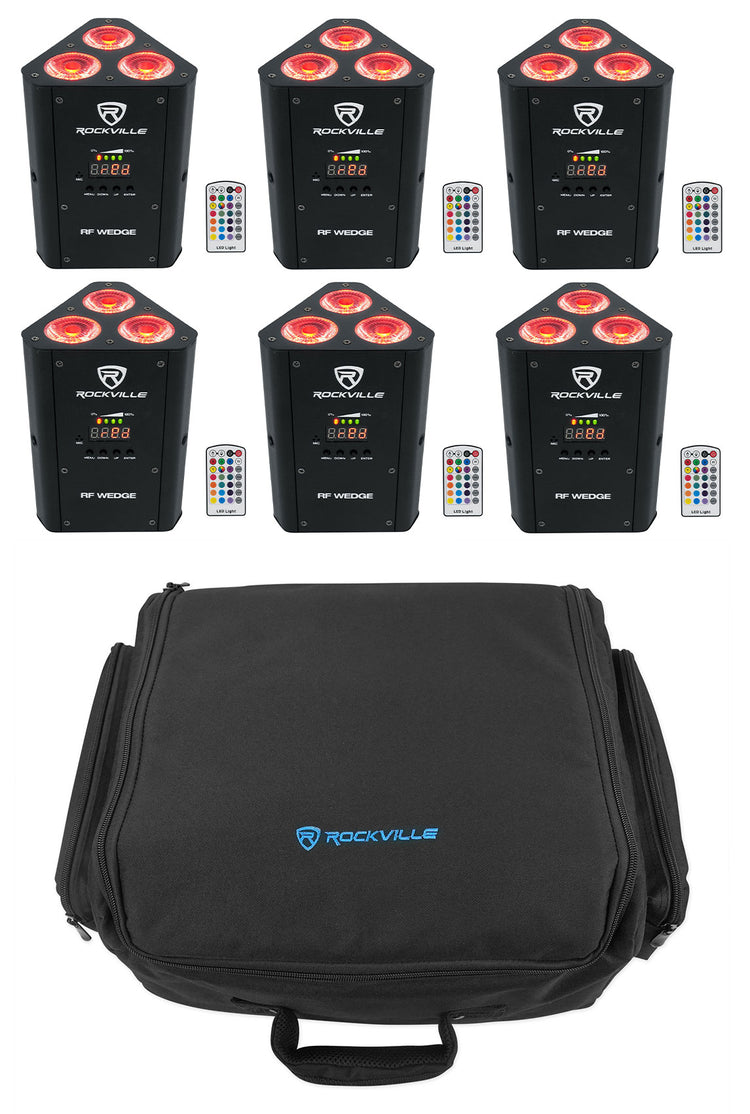 RF Wedge Black 6-Pack + RLBP6 Backpack Bundle