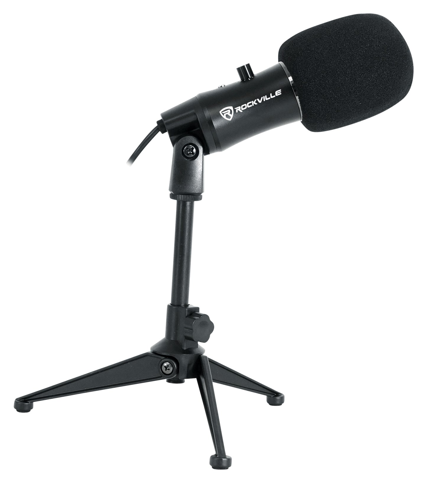 A-STREAM Live Streaming USB Microphone + Adjustable Studio Boom Arm Bundle