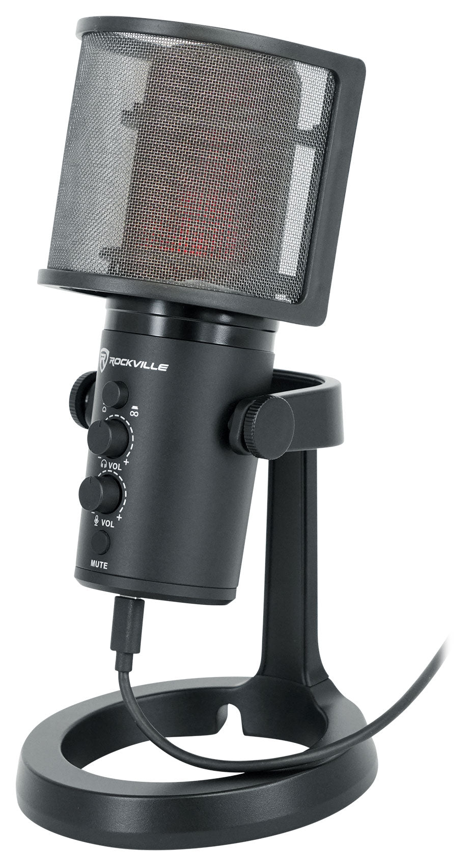 ROCK-STREAM PRO Mic + Adjustable Studio Boom Arm Bundle