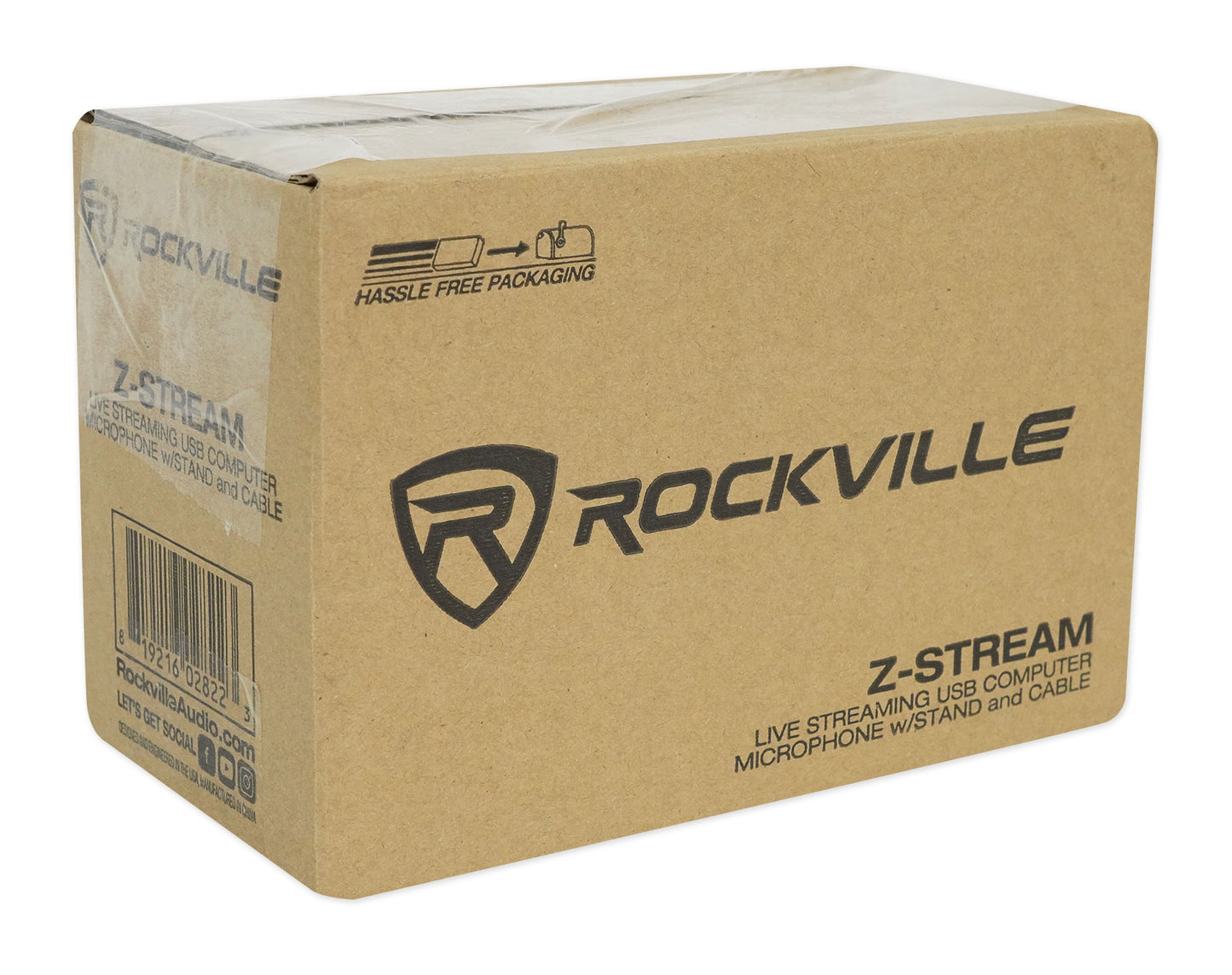 Rockville Z-Stream USB Microphone + Studio Boom Arm Bundle