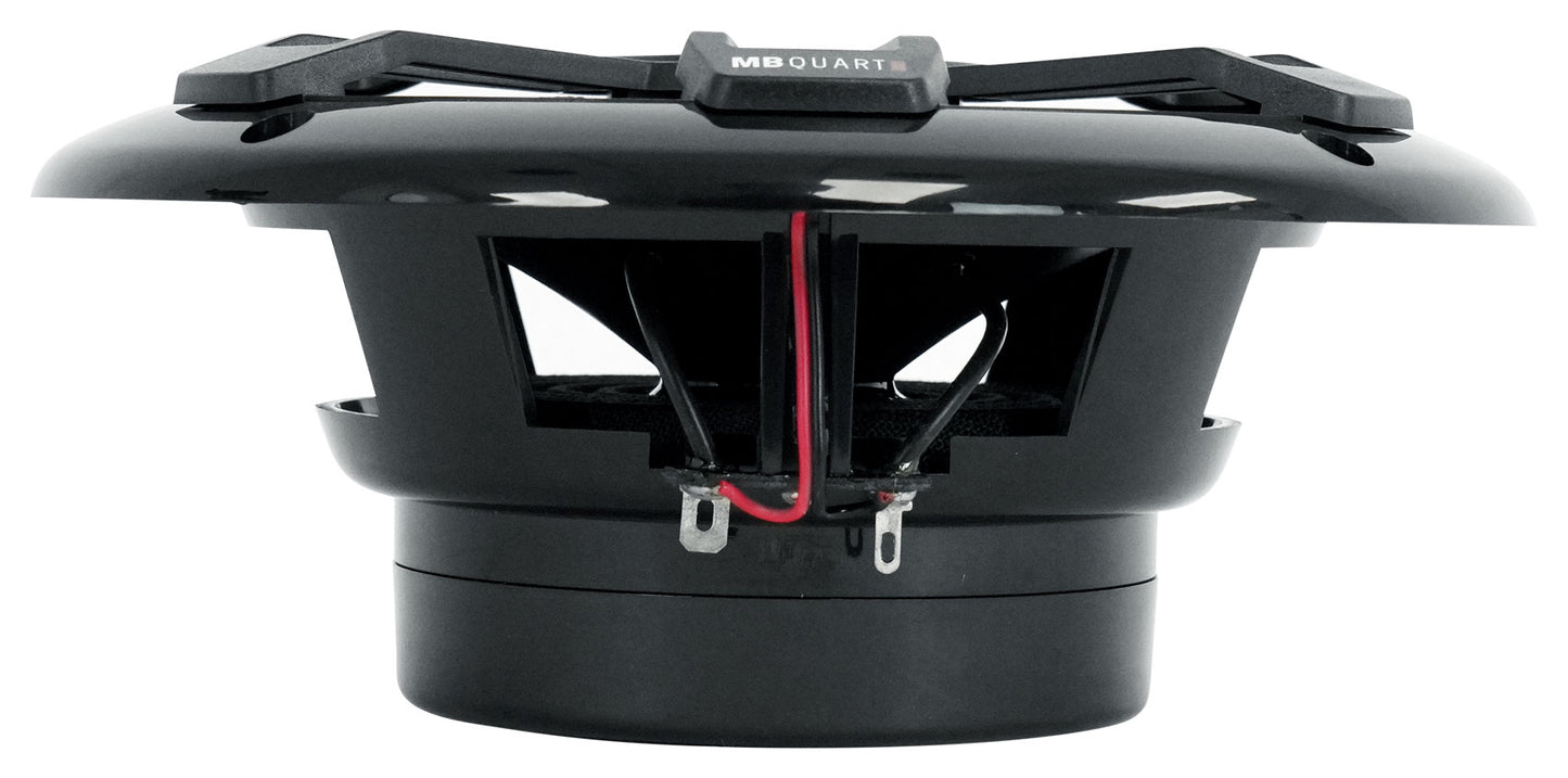 RGHR51 Marine Receiver + MB Quart 6.5" Black Speakers 4-Pack Bundle