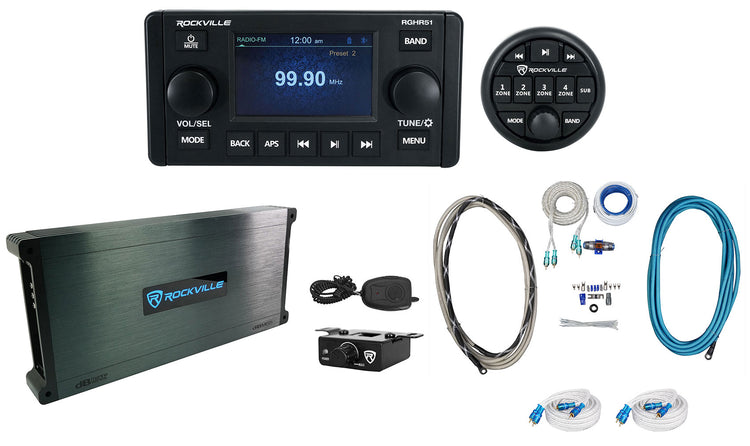 RGHR51 Marine Receiver + DBM65 6-Channel Amplifier Bundle