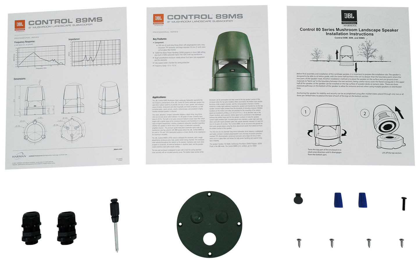 Control 88M Green 6-Pack + Control 89MS Sub + RCS650-6 Bundle