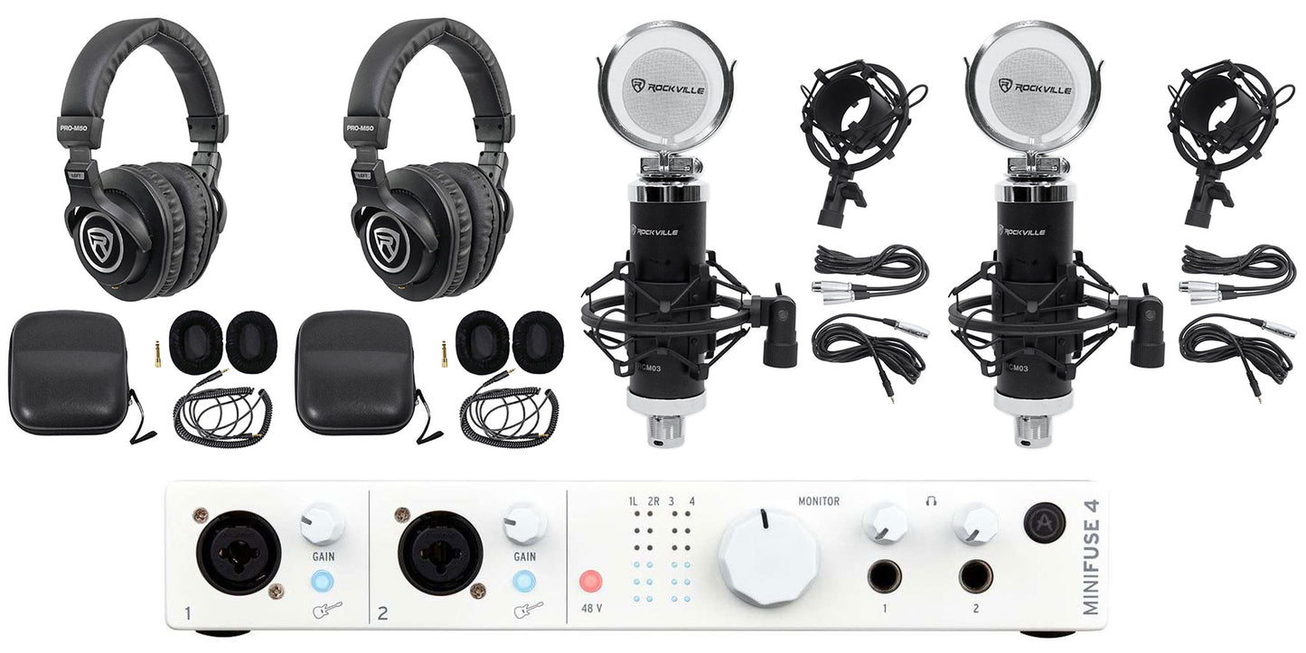 Minifuse 4 White+(2) RCM03+(2) PRO-M50