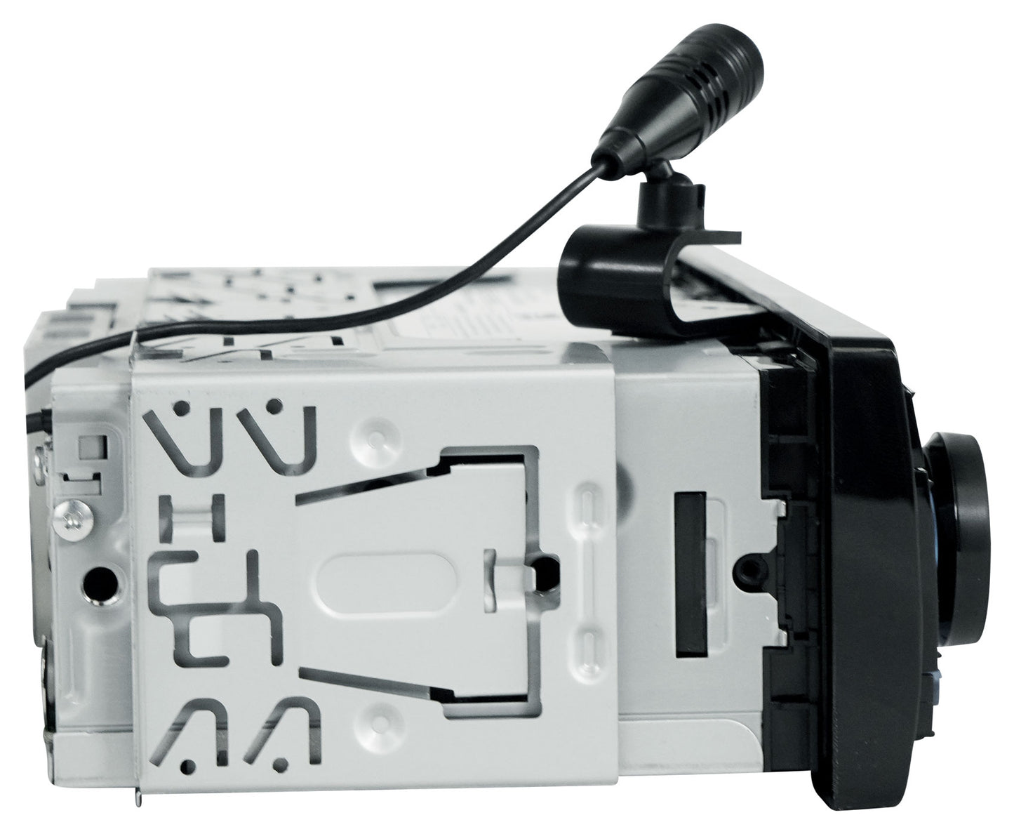 JVC KD-X38MBS 1-Din Marine Stereo Receiver w/Bluetooth/USB+(2) White 8" Speakers