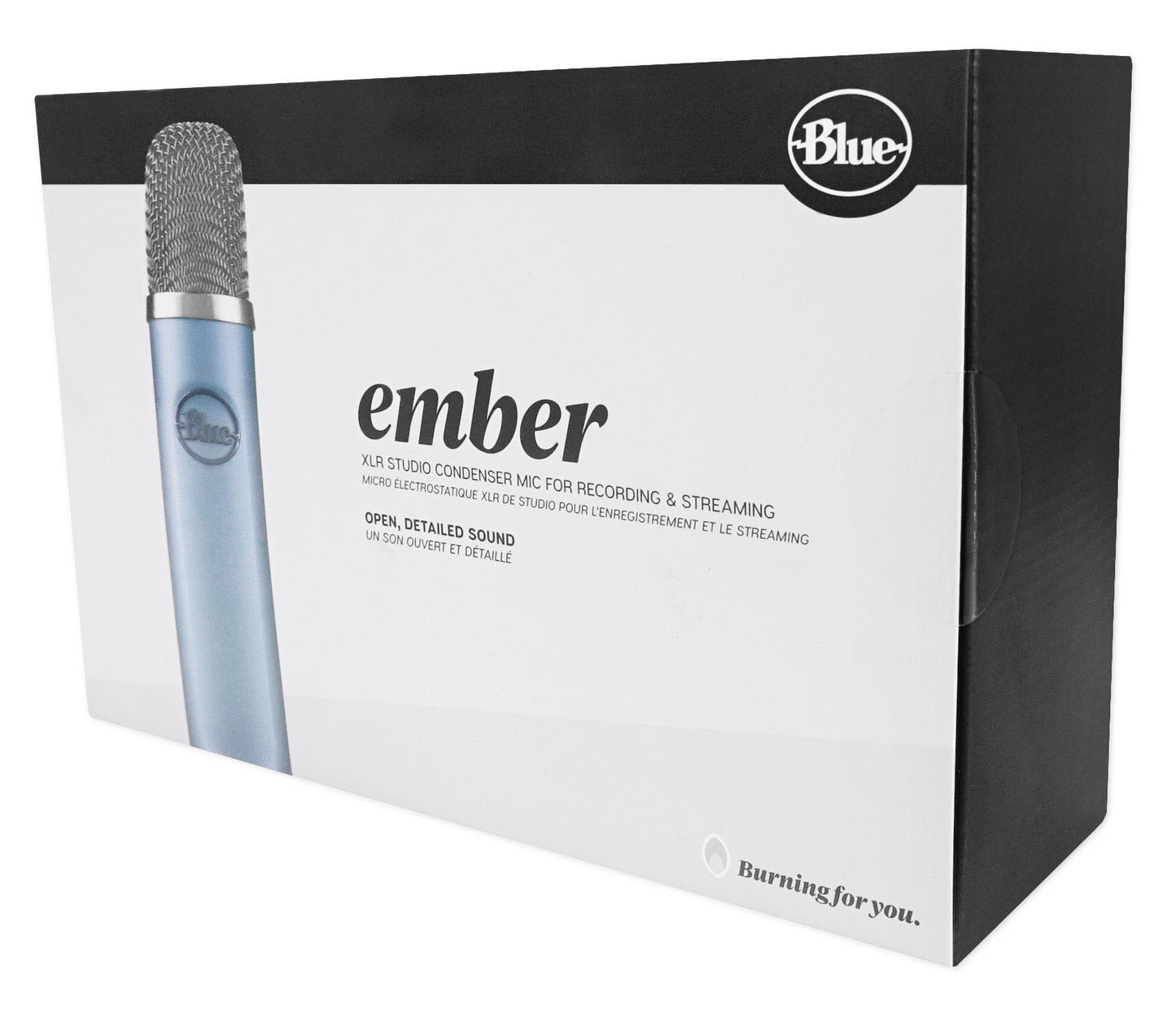 Blue Ember Cardioid Condenser Studio Recording Microphone+Pro Mic Boom Arm