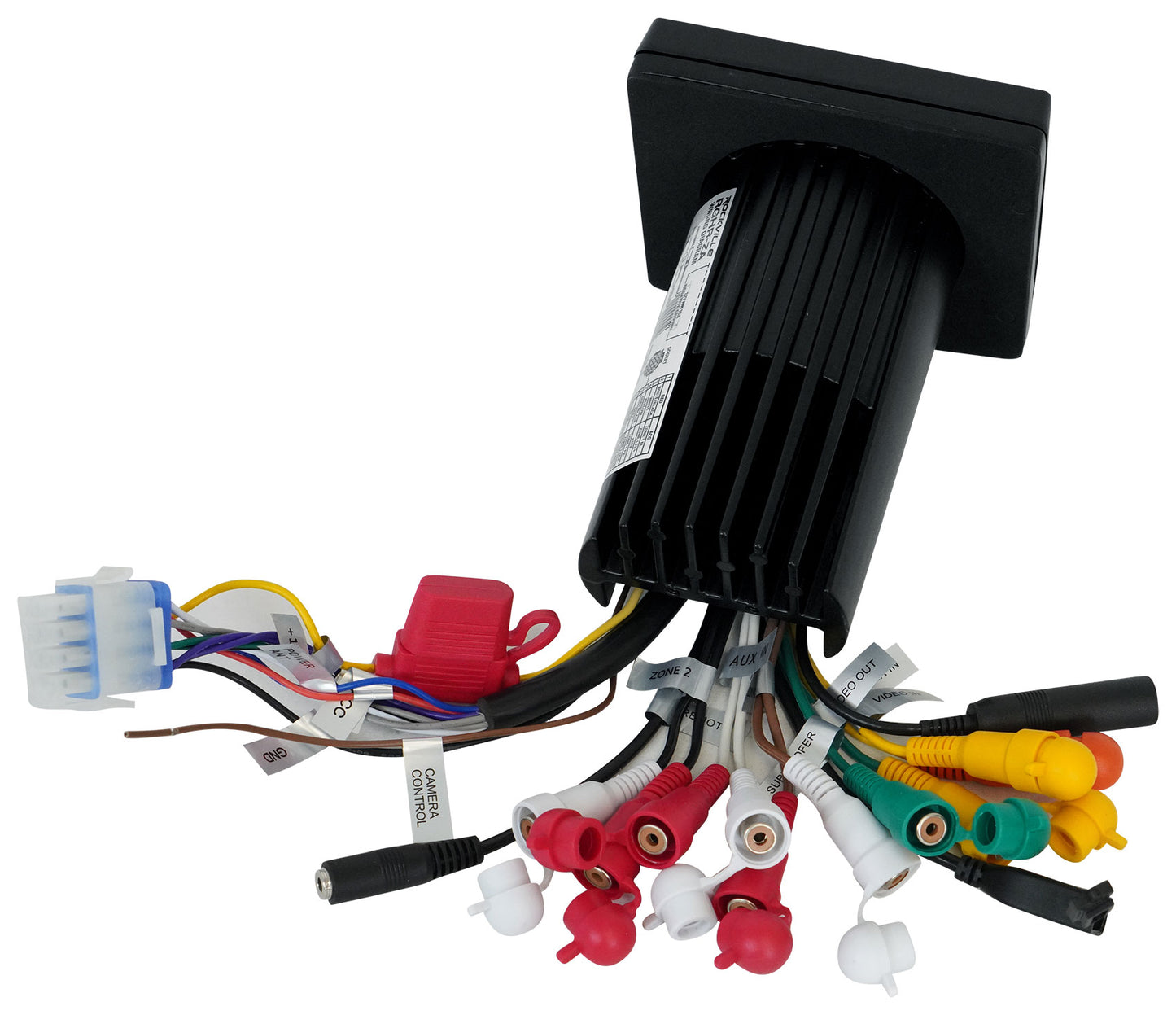 4 Zone Marine Receiver + 6.5" Black Coaxials 4-Pack Bundle