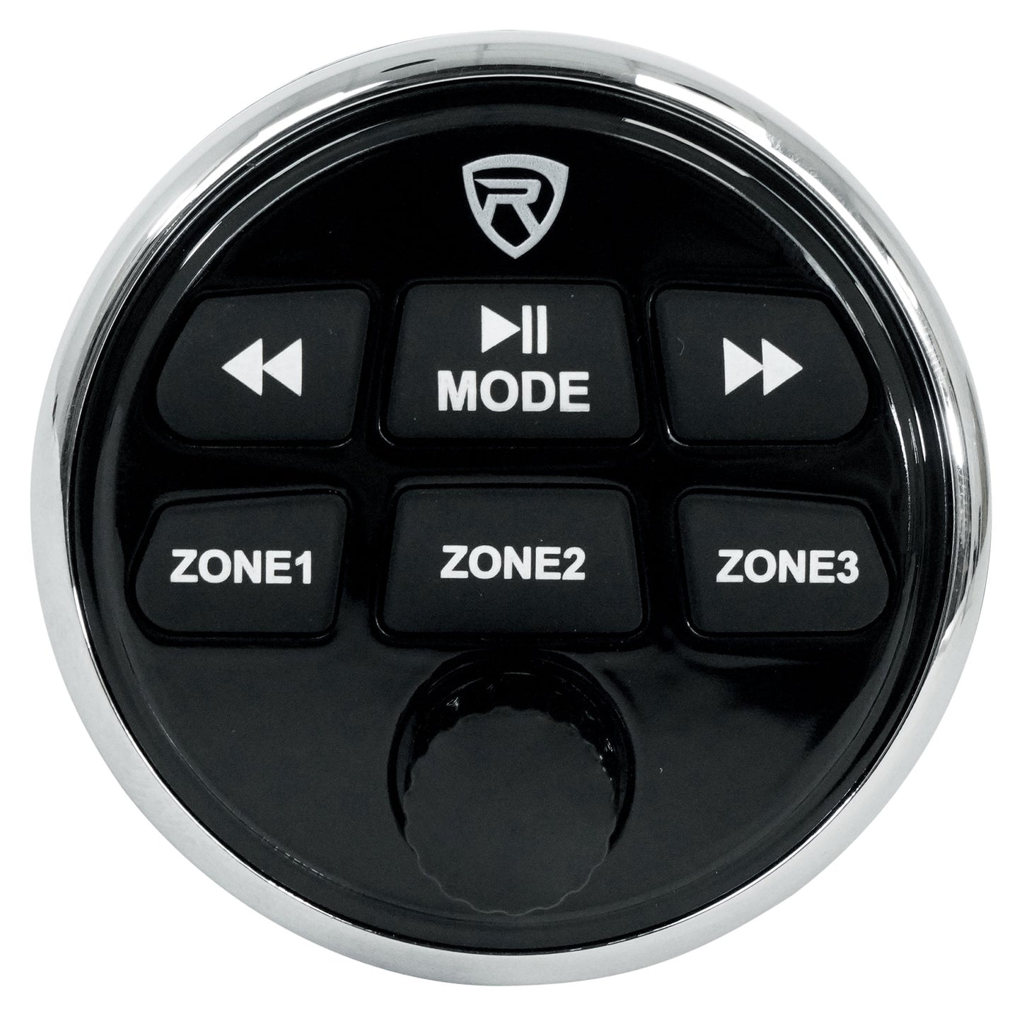 4 Zone Marine Receiver + 6.5" Black Coaxials 4-Pack Bundle