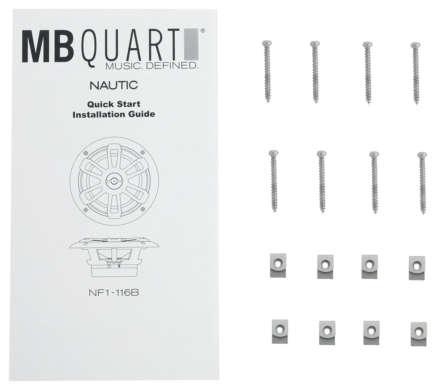 4 Zone Marine Receiver + 6.5" Black Coaxials 4-Pack Bundle