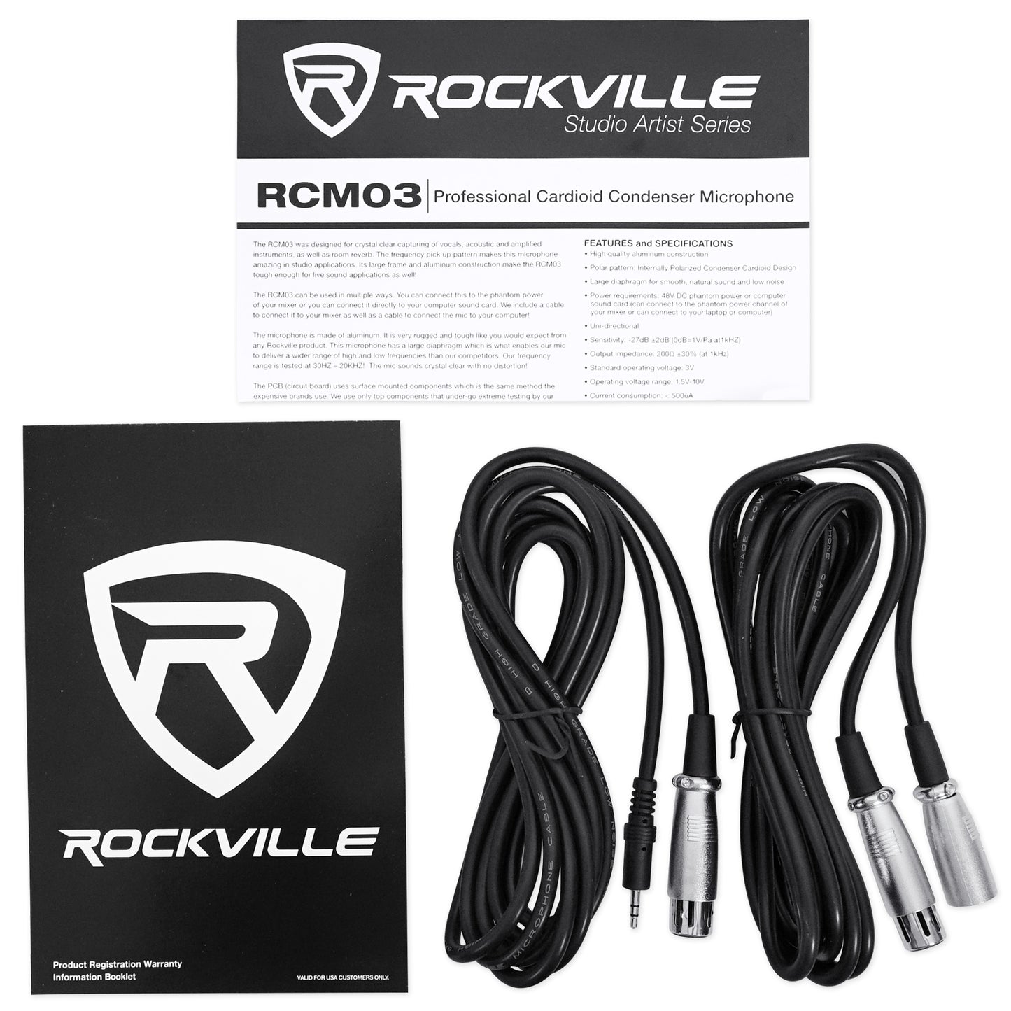 ASM4 4" + RockMix 4 Recording Bundle