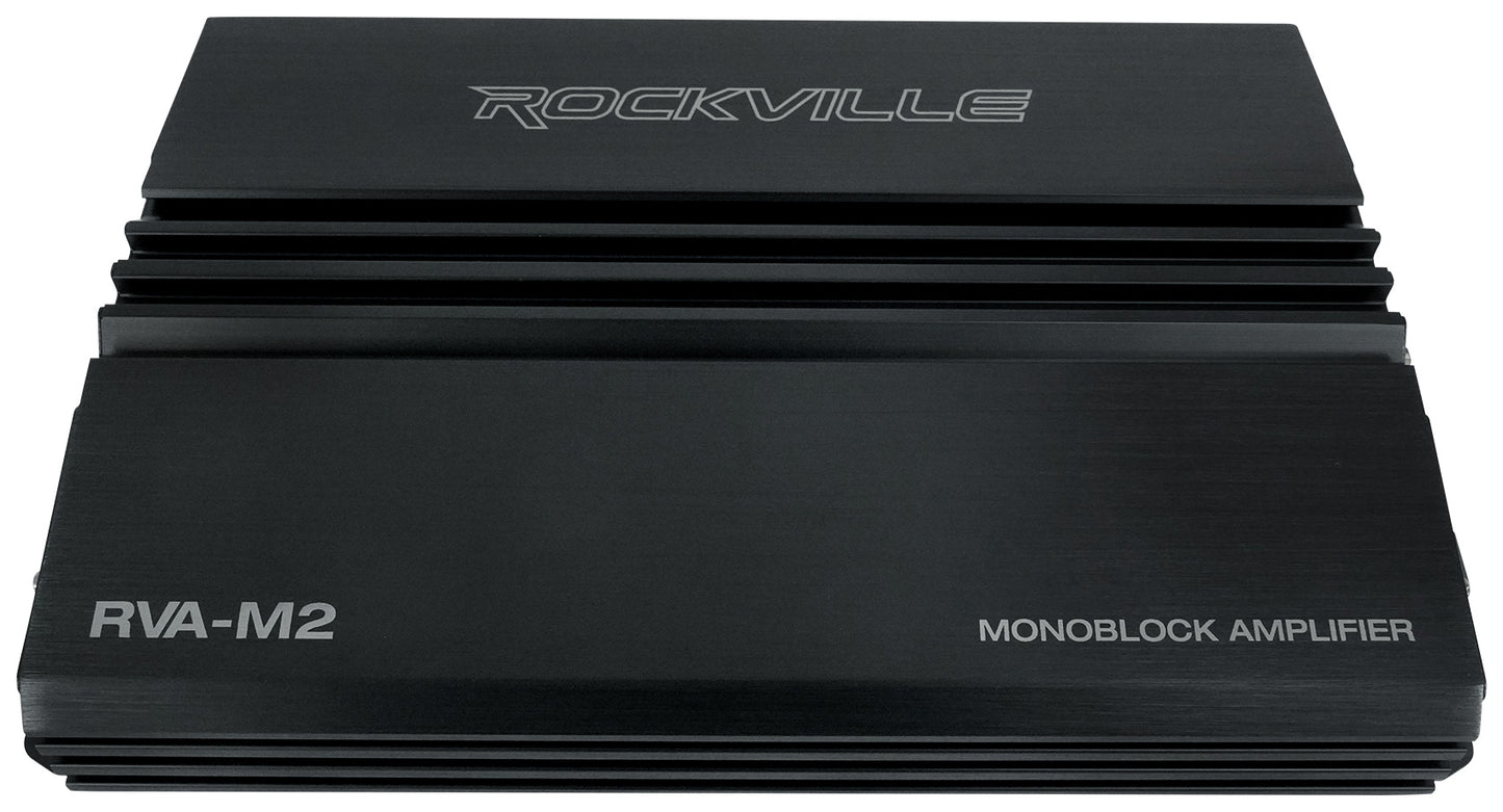 K5 W10K5S2 10" Subwoofer 2-Pack + RVA-M2 Amplifier Bundle