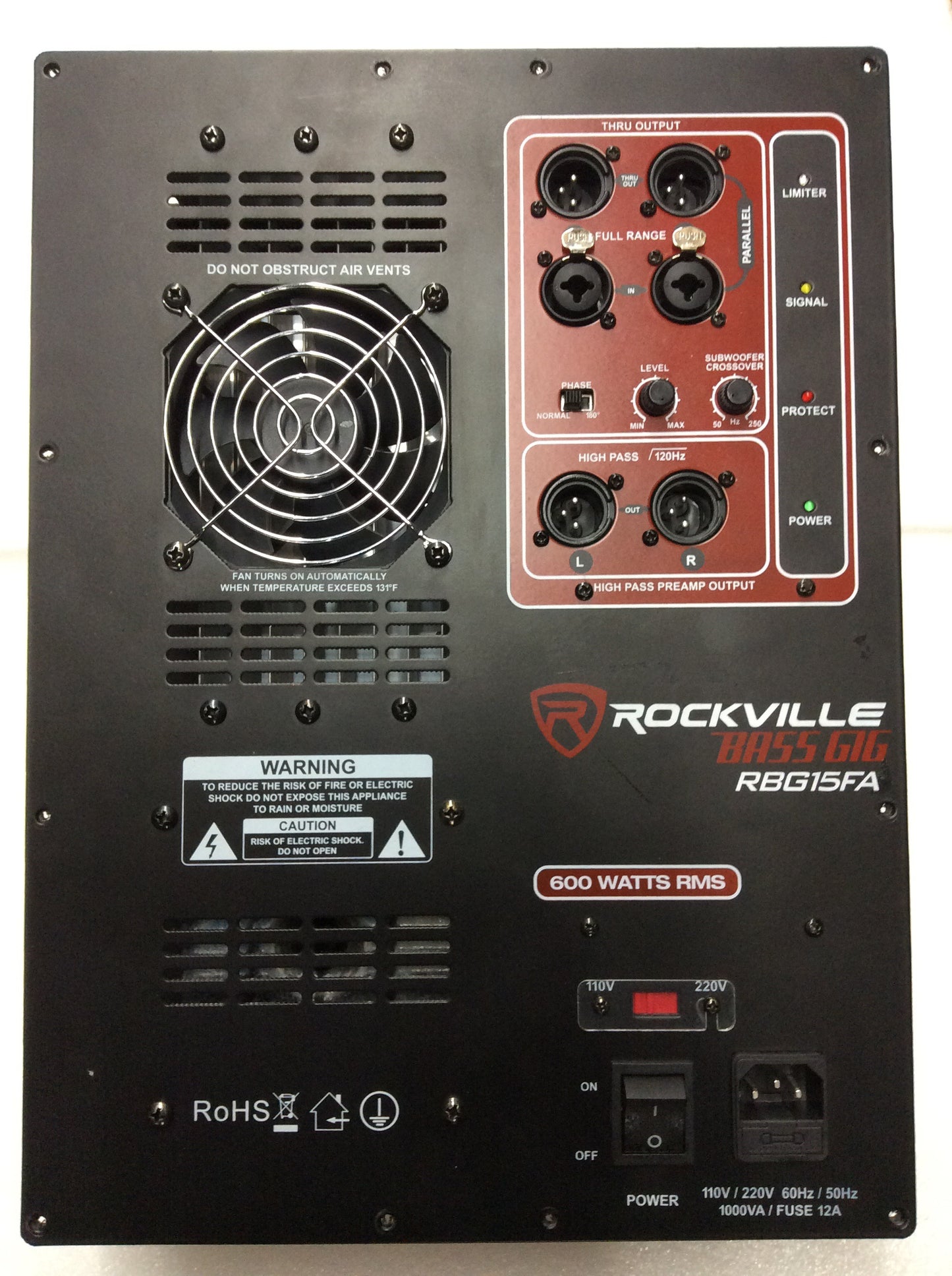 RBG15FA AMP PLATE