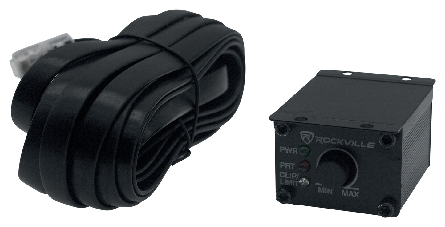 Rockville W65K9D2 4-Pack + KRYPTON-M3 Amp + RWK4CU + REC130 Bundle