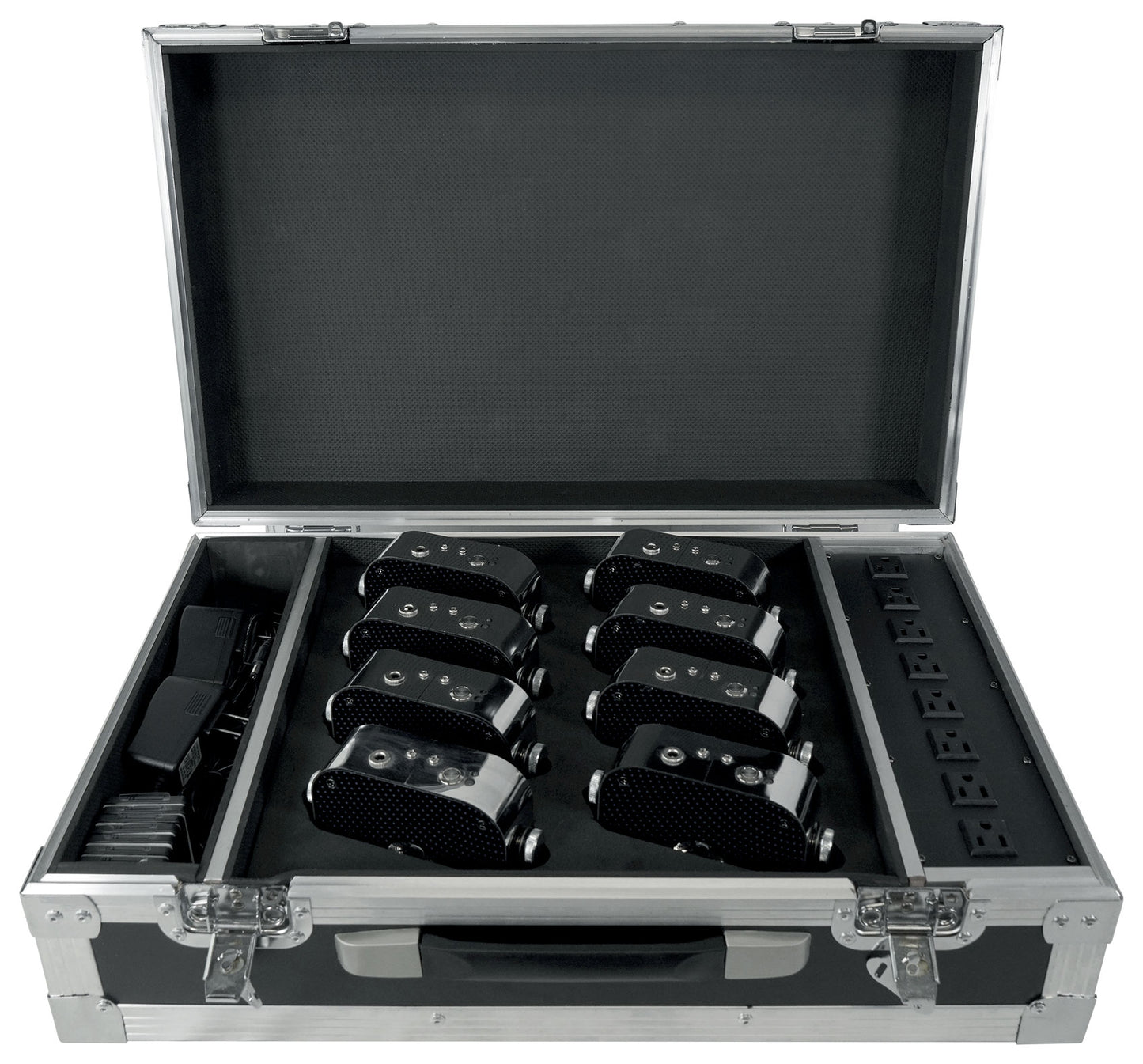 MINI RF1 V2 Charge Package 8-Pack + ROCKFORCE W4 DMX Controller Bundle