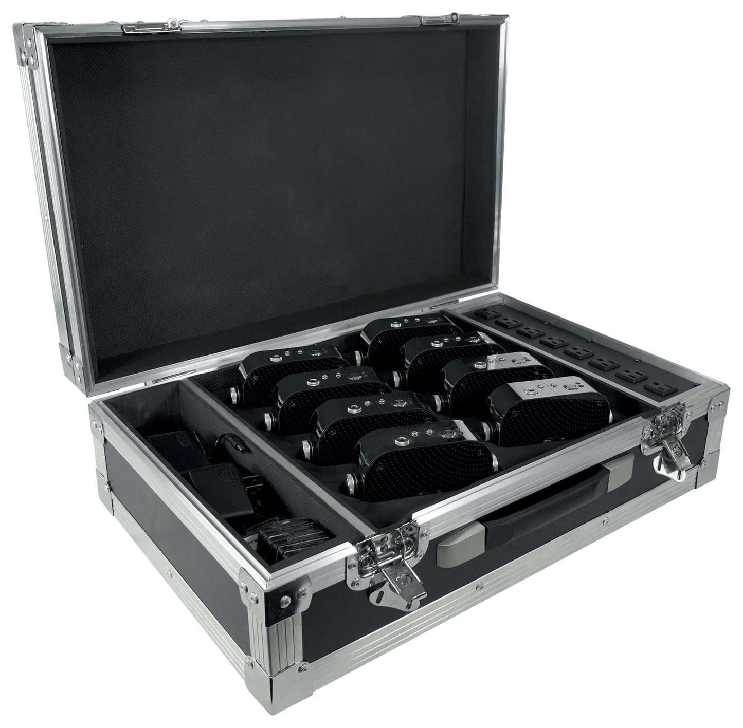 MINI RF1 V2 Charge Package 8-Pack + ROCKFORCE W4 DMX Controller Bundle