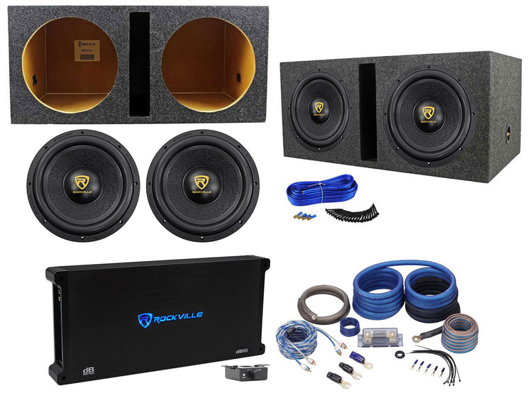 W12K9D2 V3 12 2-Pack + dB16 Mono Amplifier Bundle