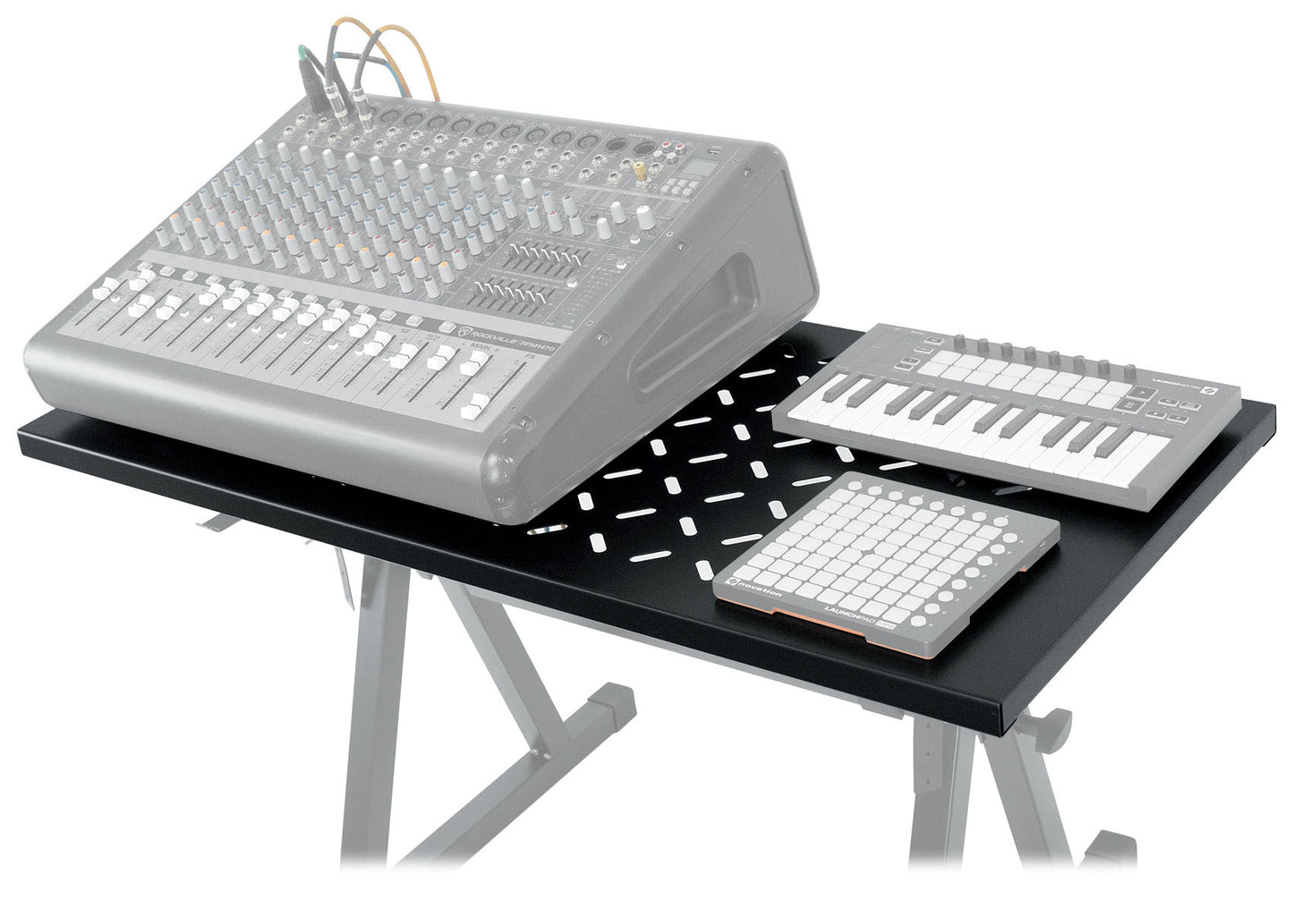 RKS30X Keyboard Stand + KS1 Utility Shelf Bundle