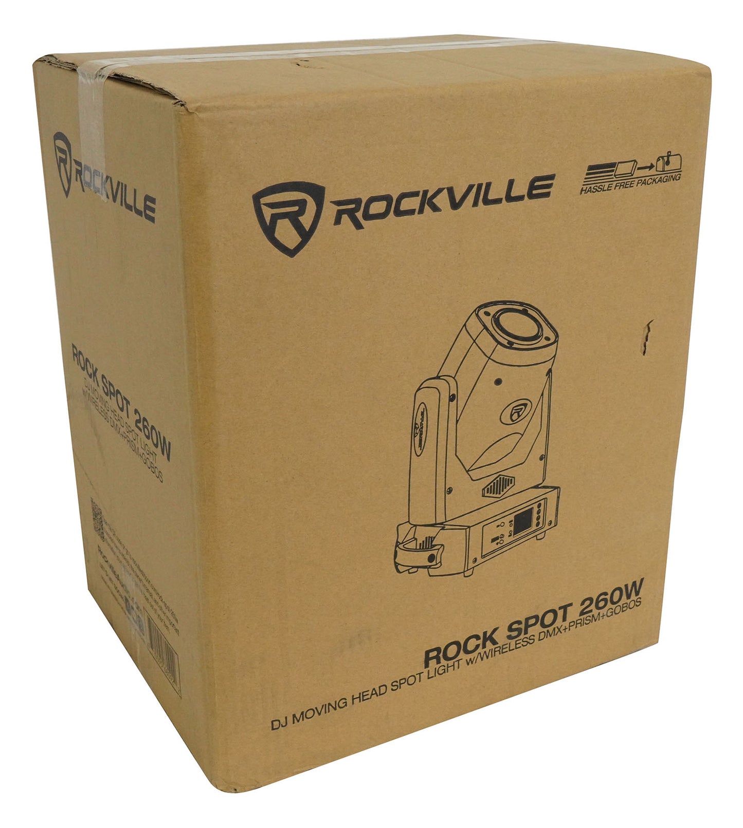 ROCK SPOT 260W + RLB50 Rolling Lighting Bag Bundle