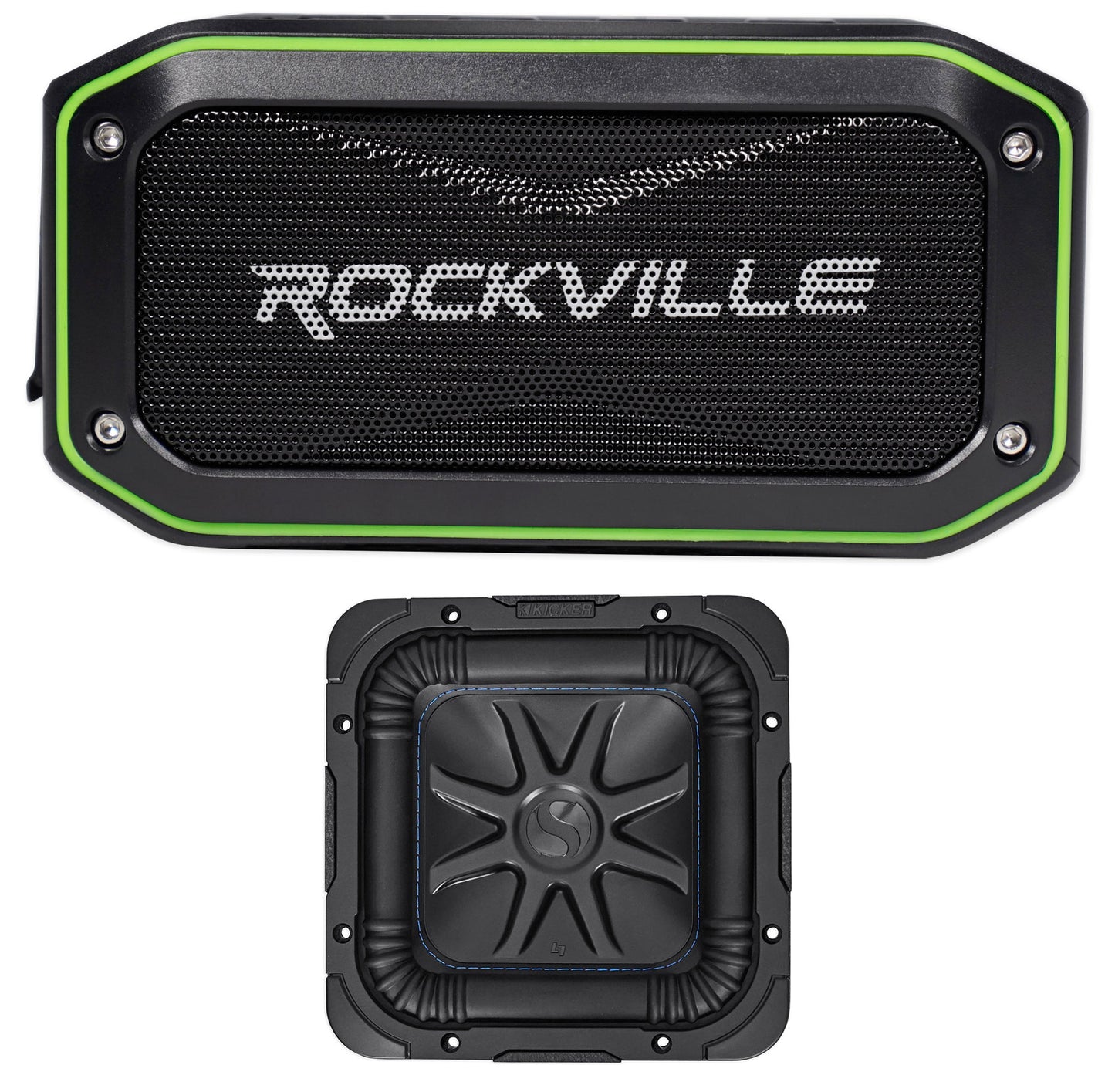 Kicker L7S84 8" 900w Solobaric L7S Car Audio Subwoofer + Free Bluetooth Speaker