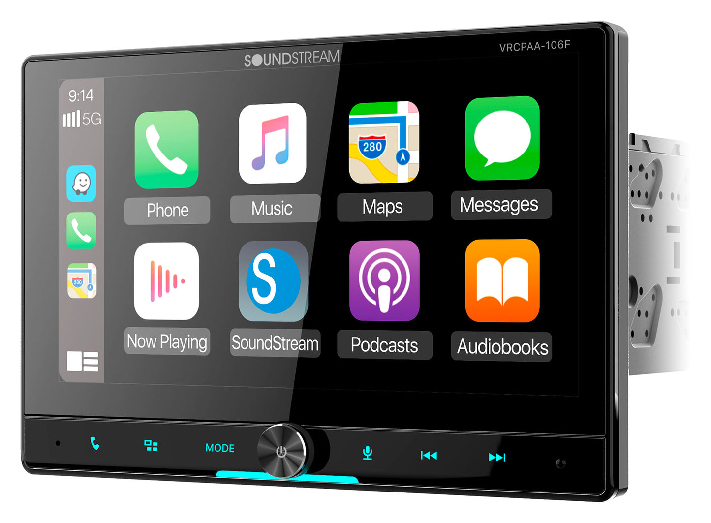 Soundstream VRCPAA-106F 10.6" Car Receiver Bluetooth/Carplay/Android+Backup Cam