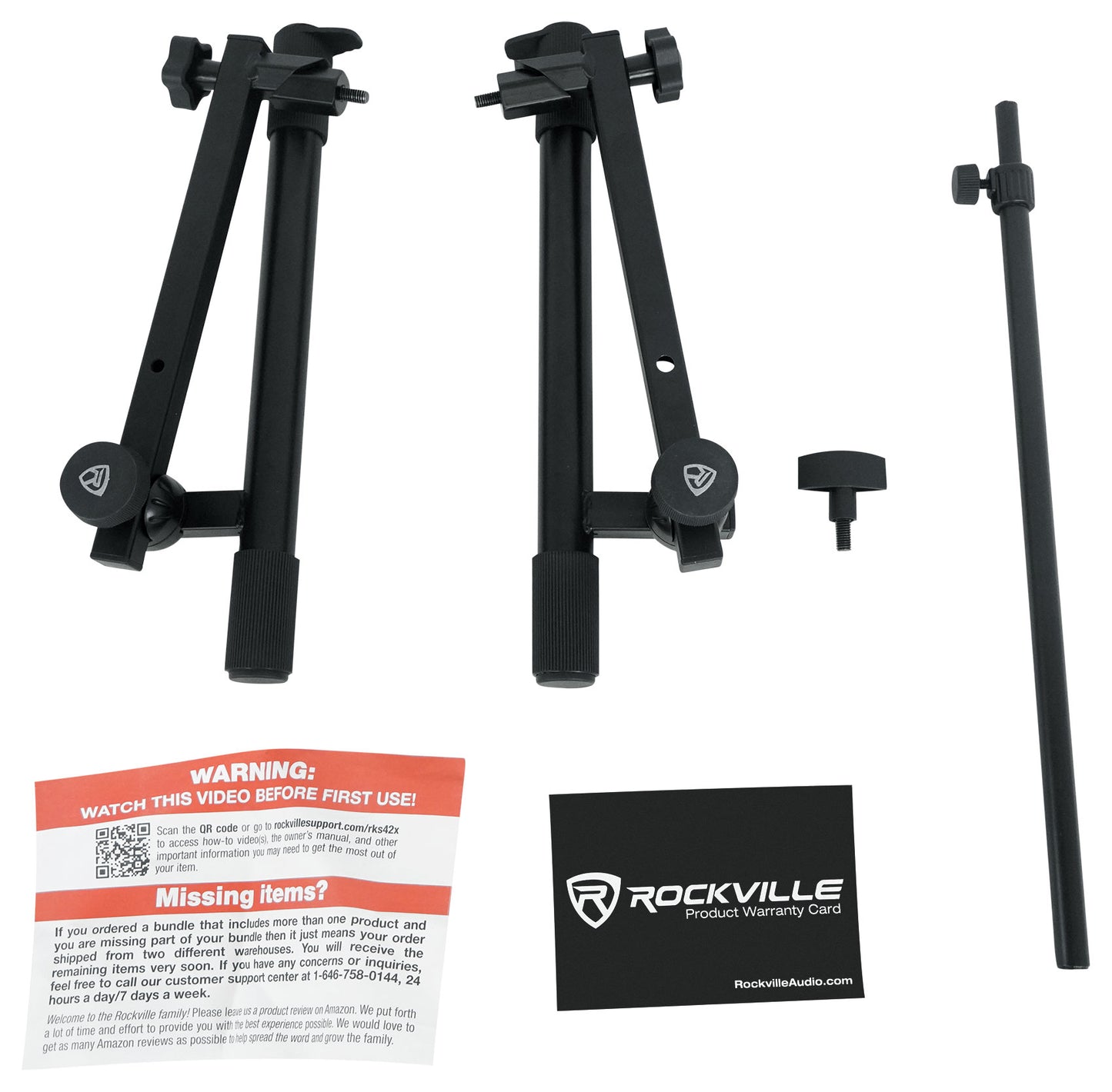 RKS42X 2-Tier X-Stand + Z-SHELF Utility Shelf Bundle