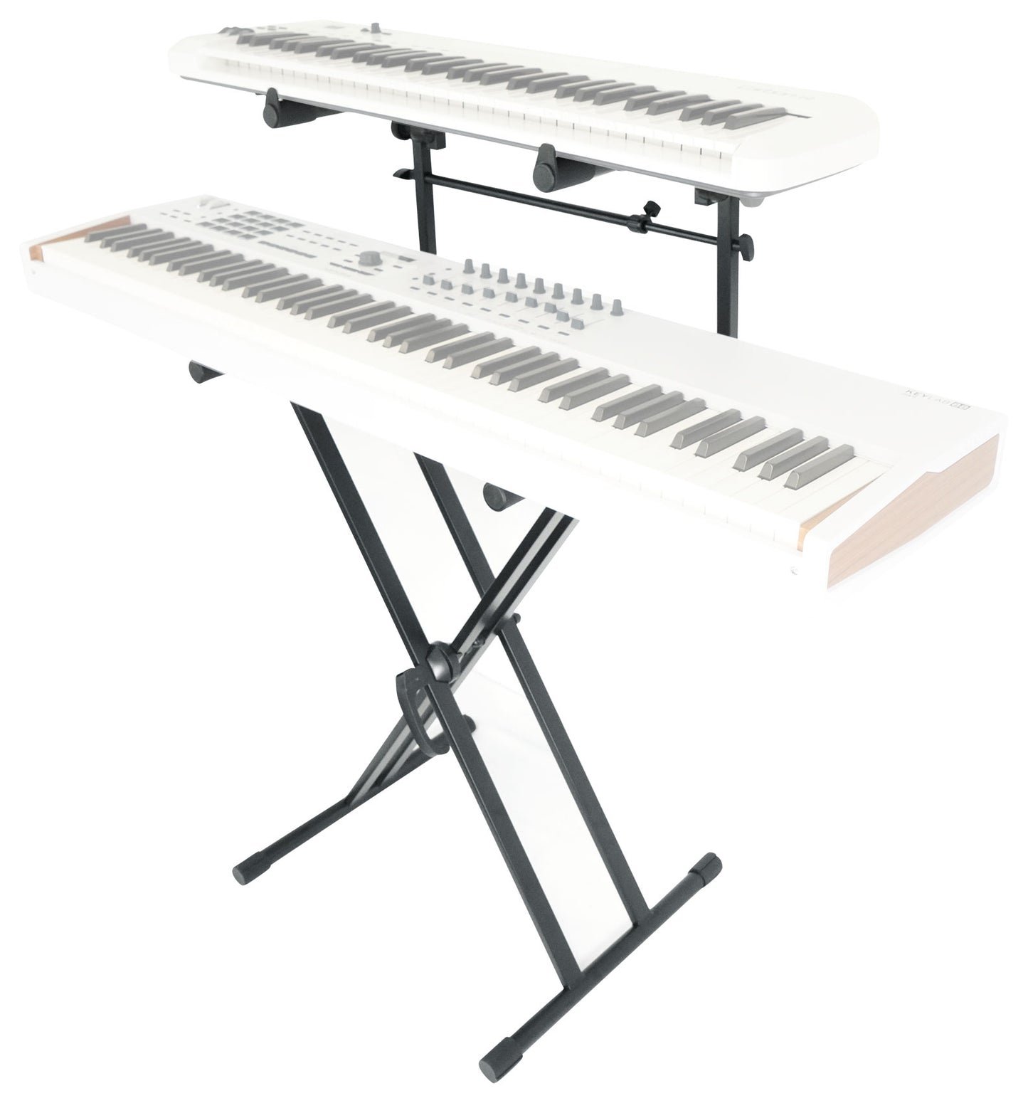 RKS42X 2‑Tier X‑Stand + KS1 Shelf + Z‑SHELF Bundle