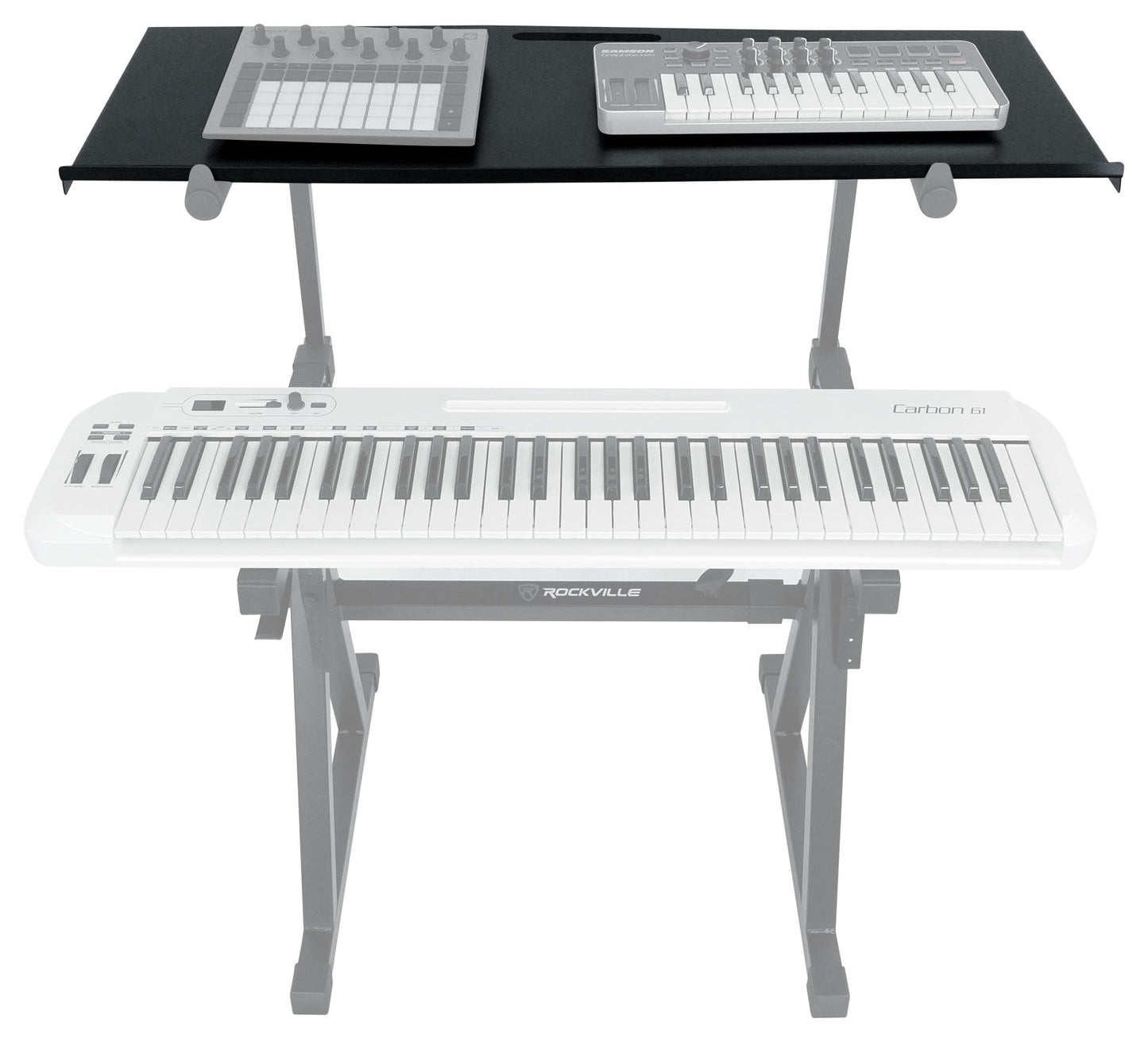 RKS42X 2‑Tier X‑Stand + KS1 Shelf + Z‑SHELF Bundle