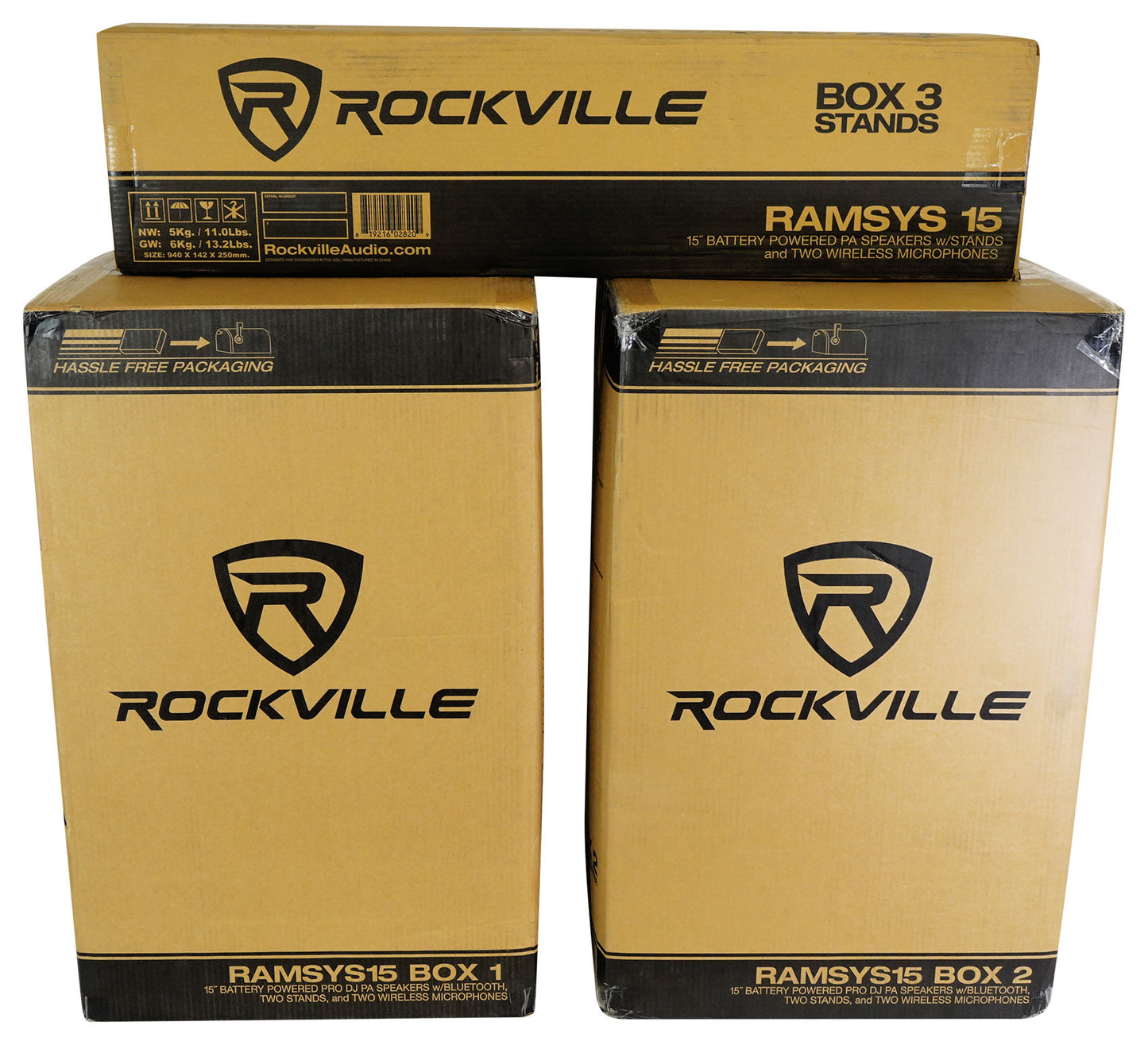 RAMSYS15 2-Pack + Tripod Stands Bundle