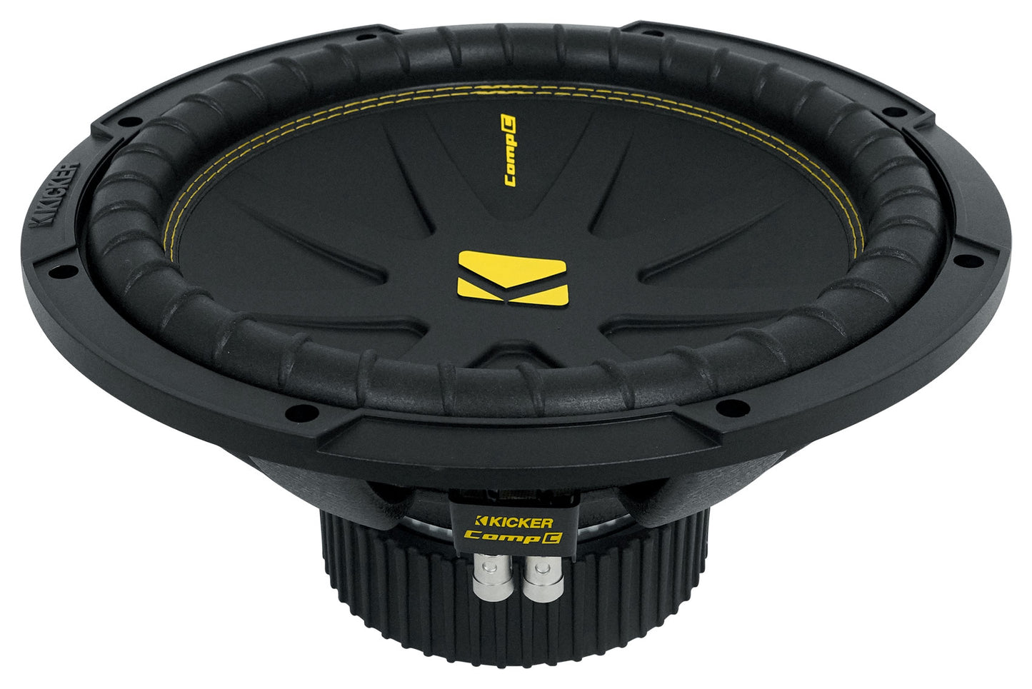 (2) Kicker 50CWCD124 CompC 12" DVC Subwoofers+Vented Sub Box Enclosure CWCD124