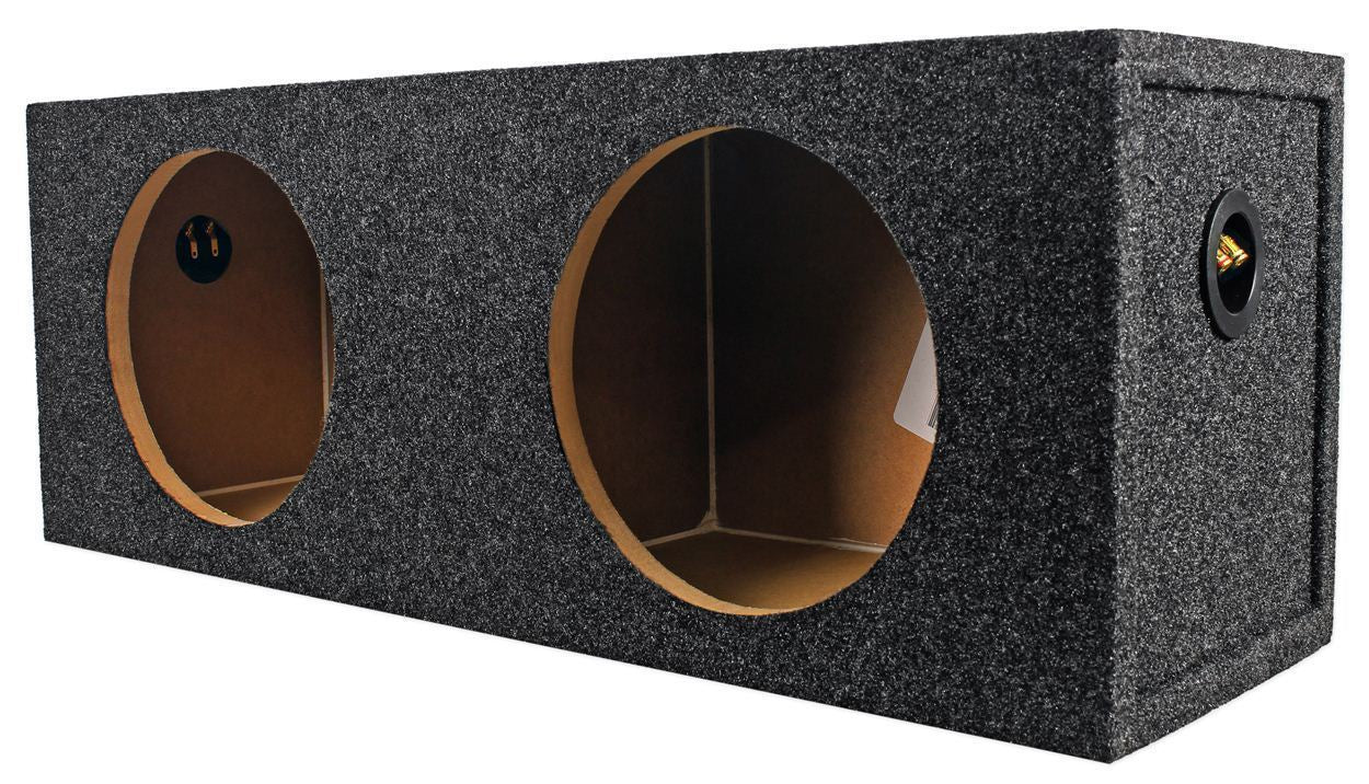 (2) Kicker 50CWCS104 CompC 10" SVC Subwoofers+Sealed Sub Box Enclosure CWCS104