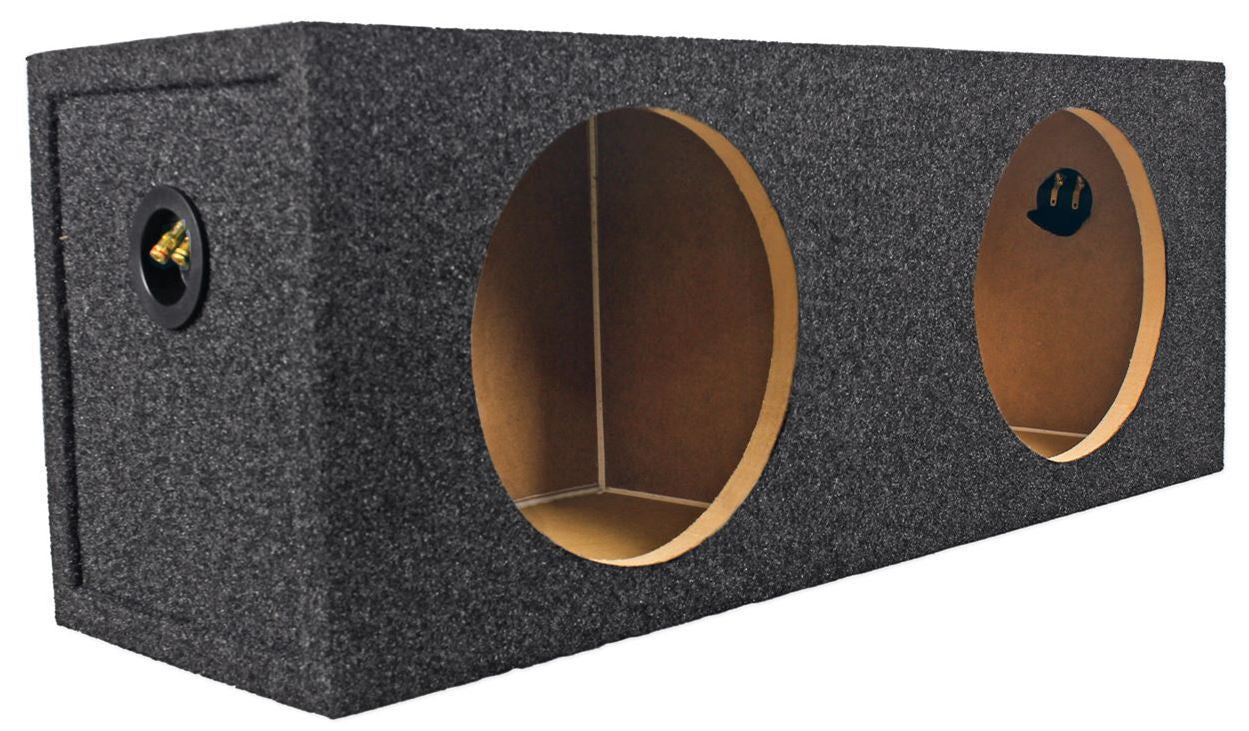 (2) Kicker 50CWCS104 CompC 10" SVC Subwoofers+Sealed Sub Box Enclosure CWCS104