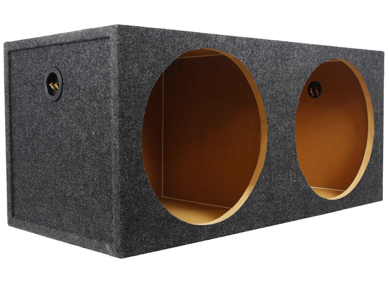 (2) Kicker 50CWCS154 CompC 15" SVC Subwoofers+Sealed Sub Box Enclosure CWCS154