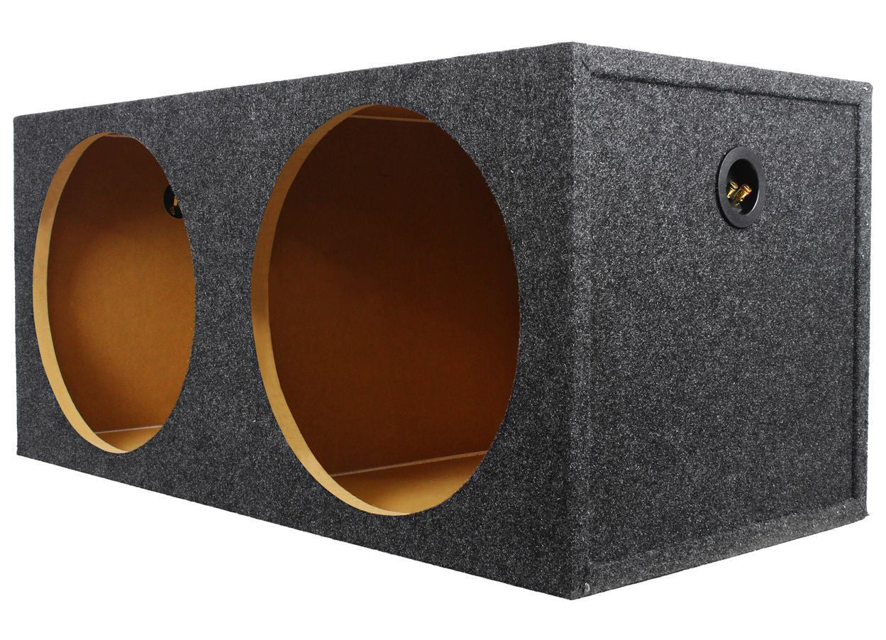 (2) Kicker 50CWCS154 CompC 15" SVC Subwoofers+Sealed Sub Box Enclosure CWCS154