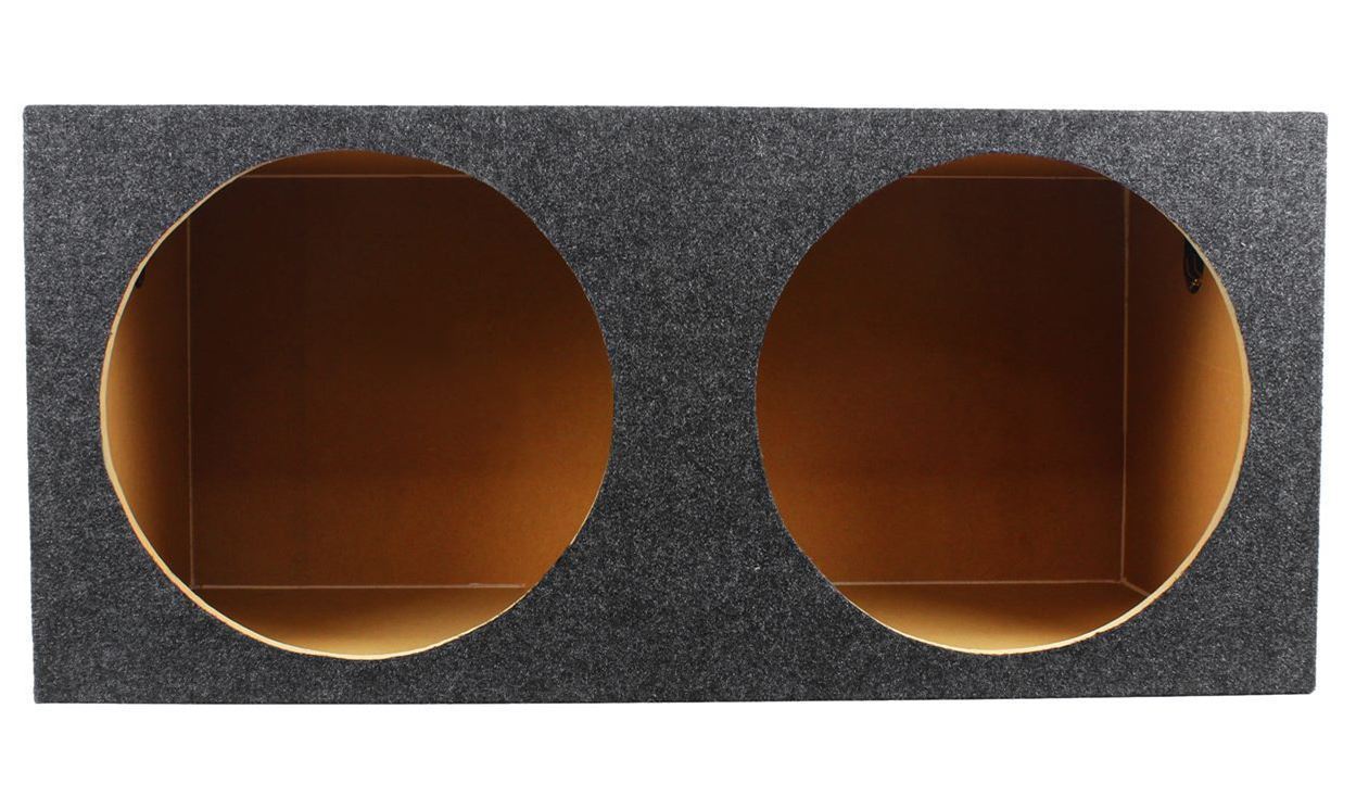 (2) Kicker 50CWCD154 CompC 15" DVC Subwoofers+Sealed Sub Box Enclosure CWCD154