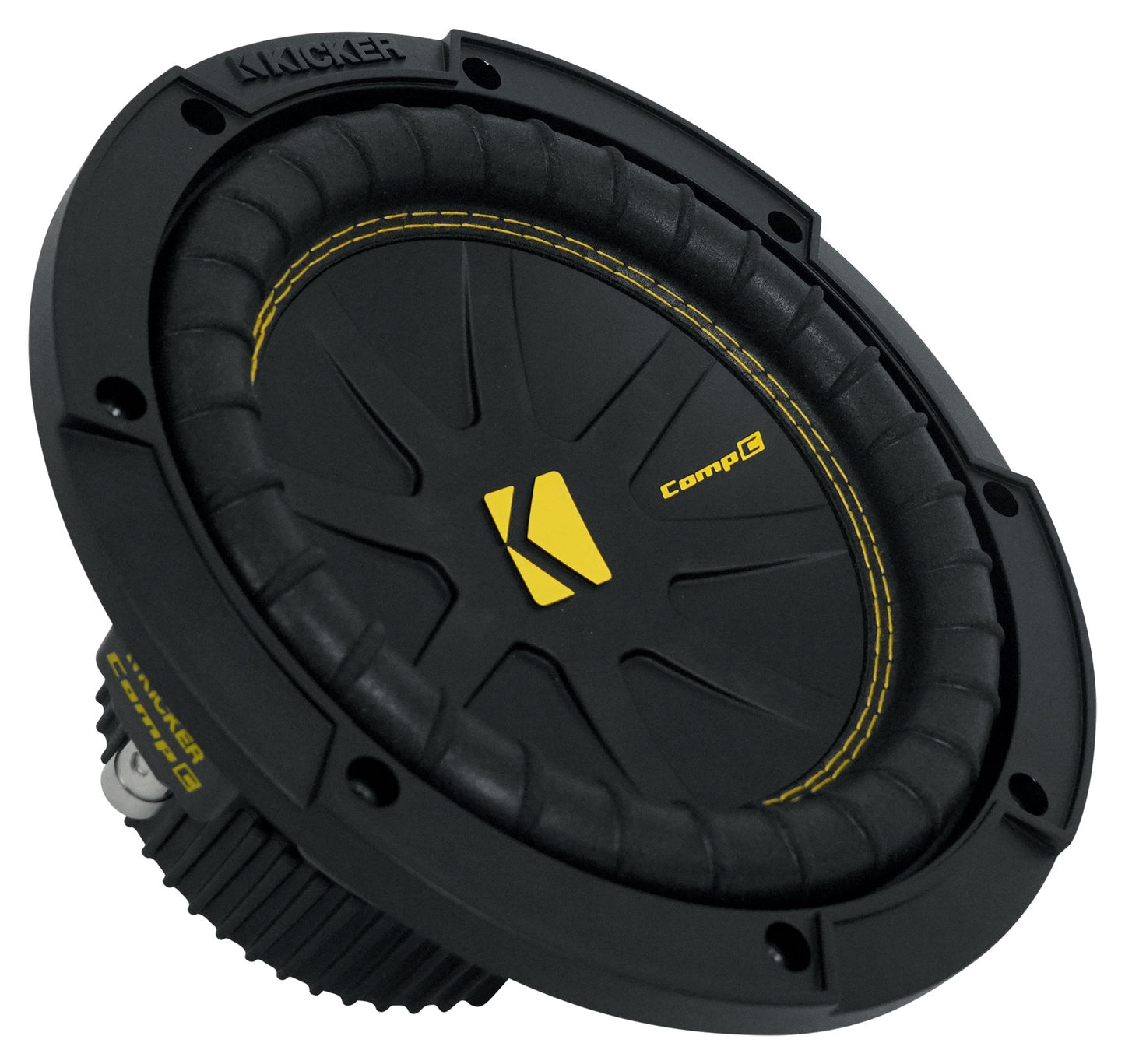 (2) Kicker 50CWCS84 CompC 8" SVC Subwoofers+Vented Box+Amplifier+Amp Kit CWCS84