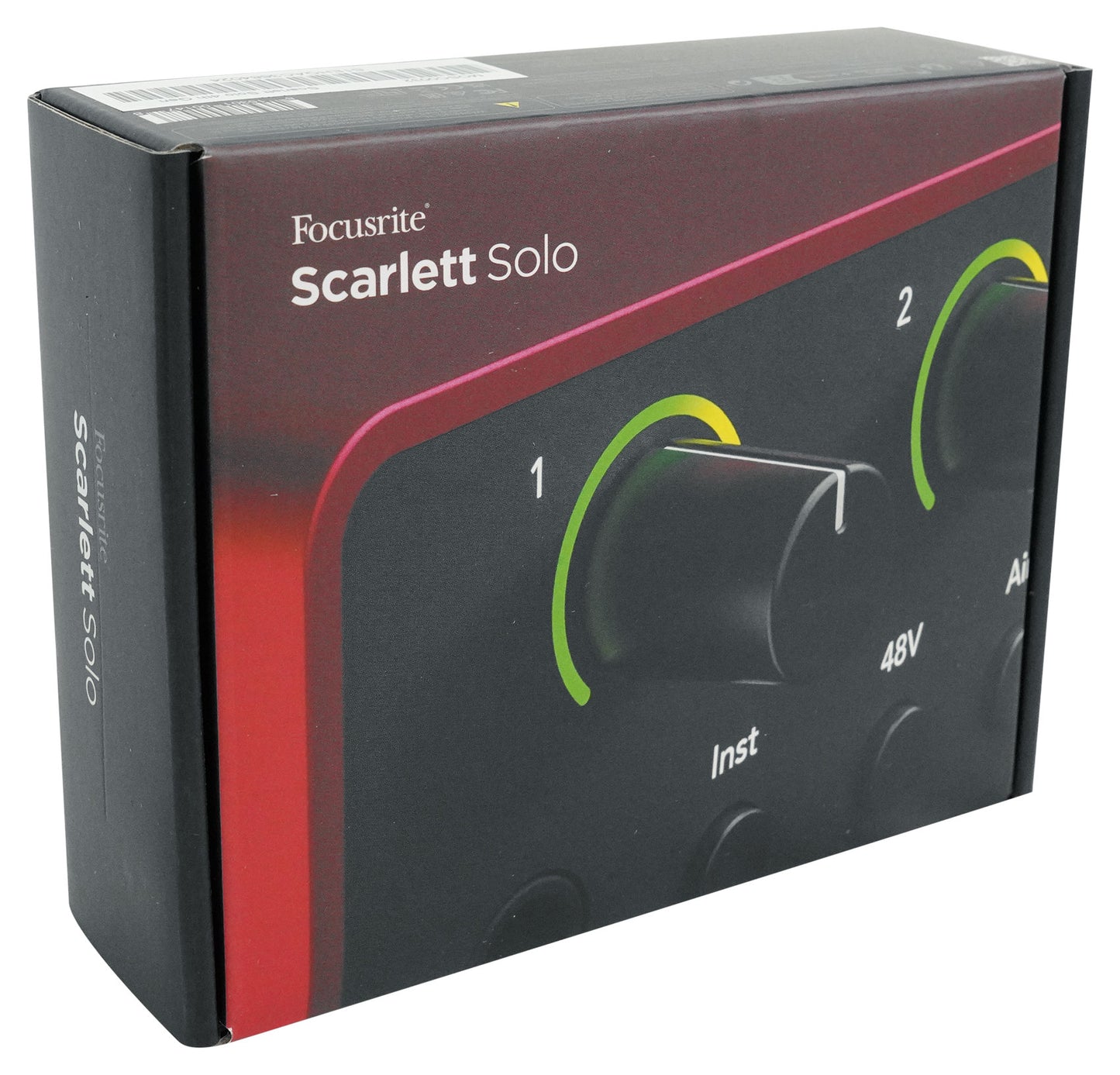 Focusrite Scarlett Solo 4th Gen Studio Recording USB Audio Interface+Headphones