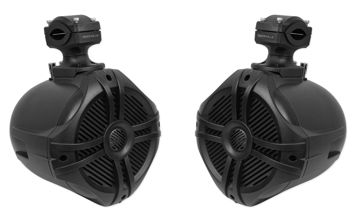 RWB70B Black 4-Pack + LED 6.5" 2-Pack + Receiver + 6-Channel Amp Bundle