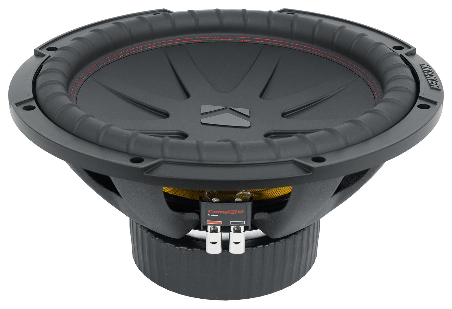 (2) KICKER 48CWR124 CompR 1000w 12" Subwoofers+MTX THUNDER1000.1 Mono Amplifier