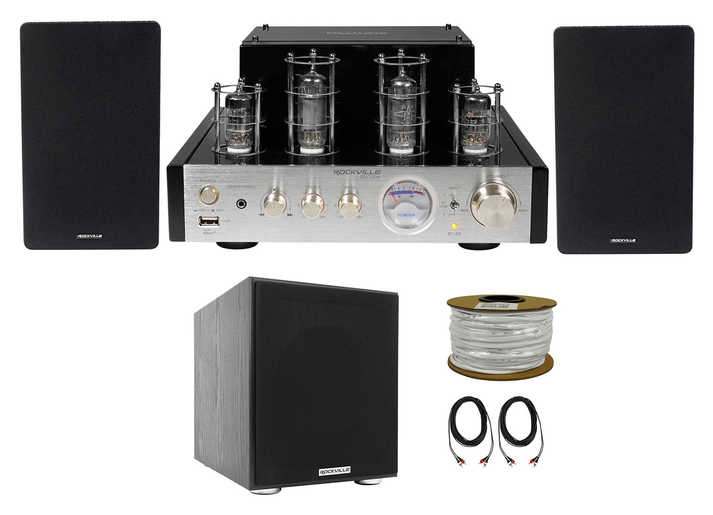 BluTube SG + RockShelf 64B Black 2-Pack + Rock Shaker 8 Bundle