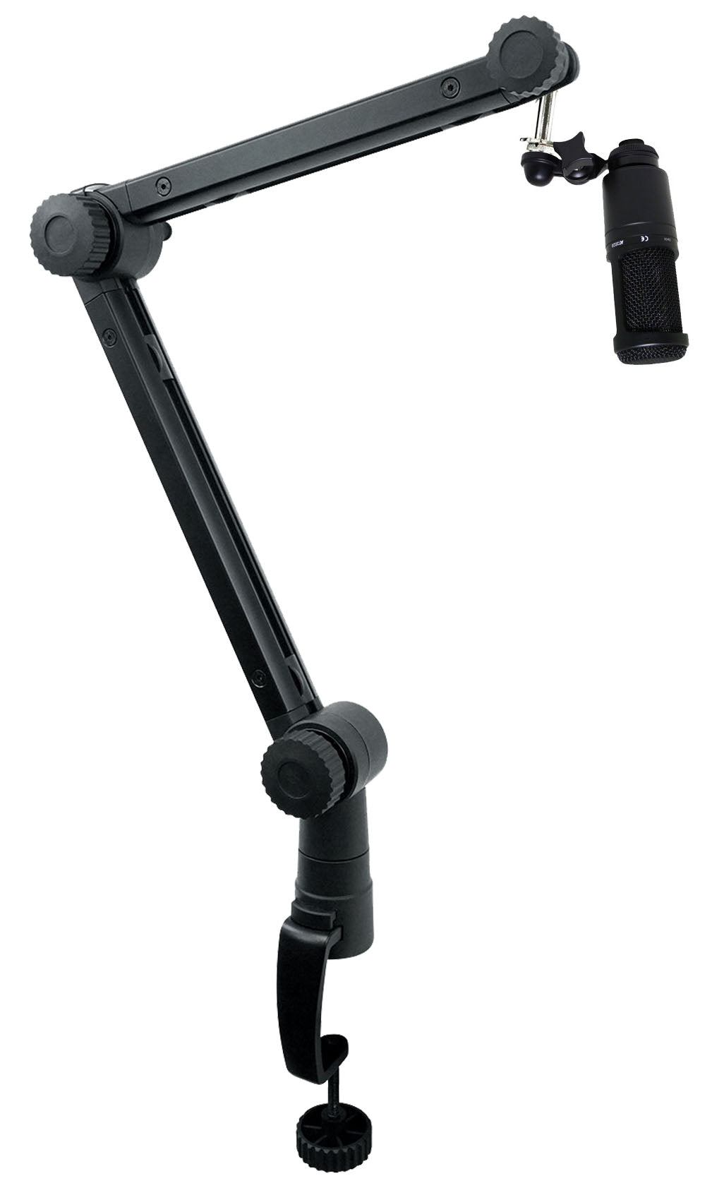 Audio Technica AT2020 Studio Recording Microphone+Pro Condenser Mic Boom Arm